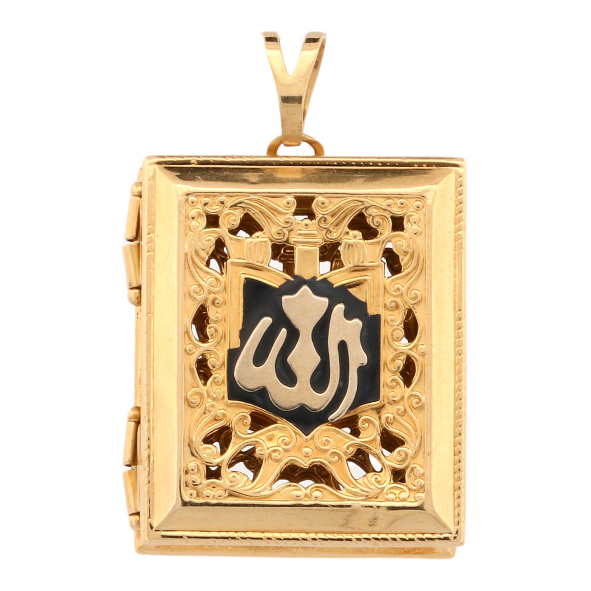 Openable pendant of a Koran with "Allah" inscription - Image 2 of 5