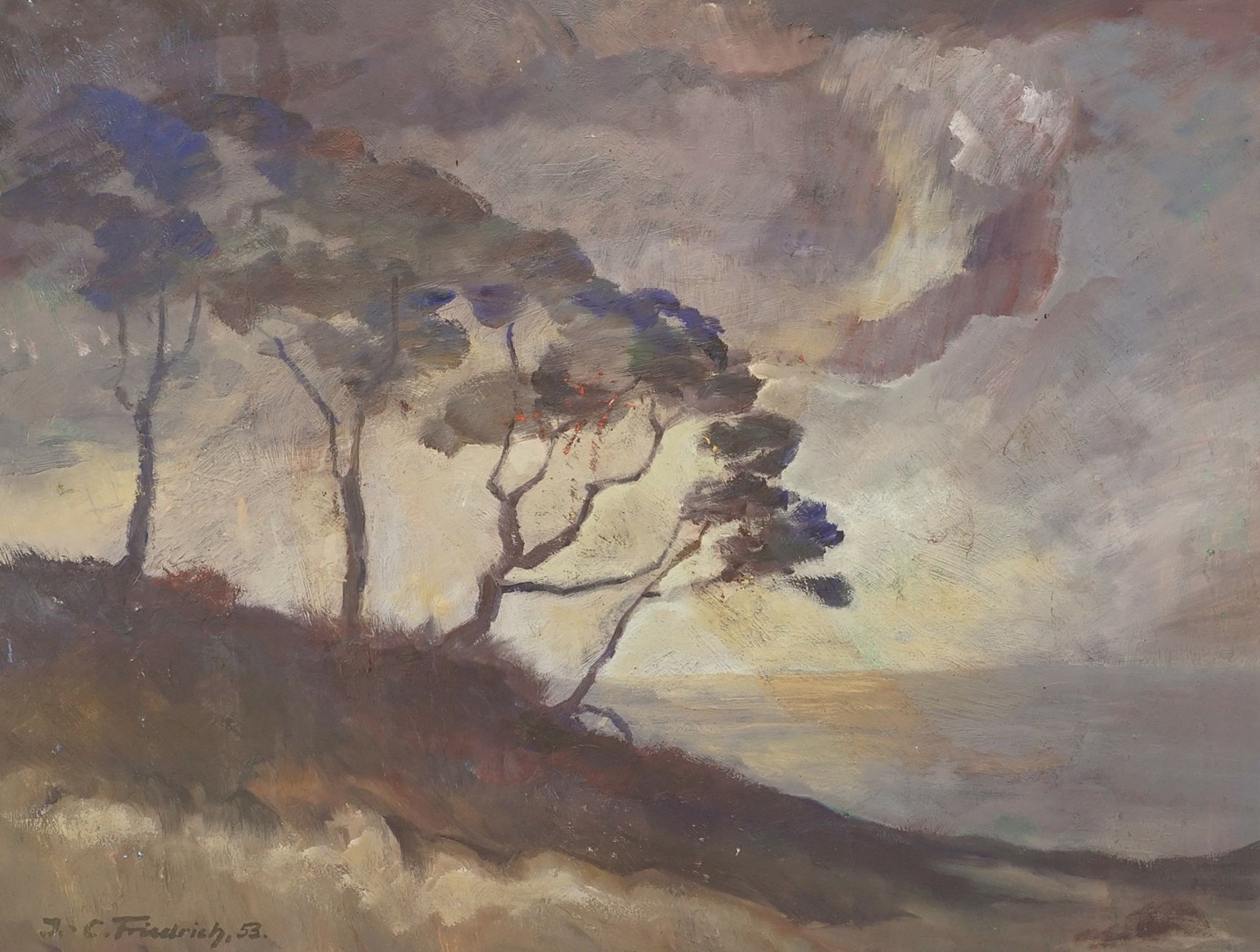J.C. Friedrich, Stormy landscape