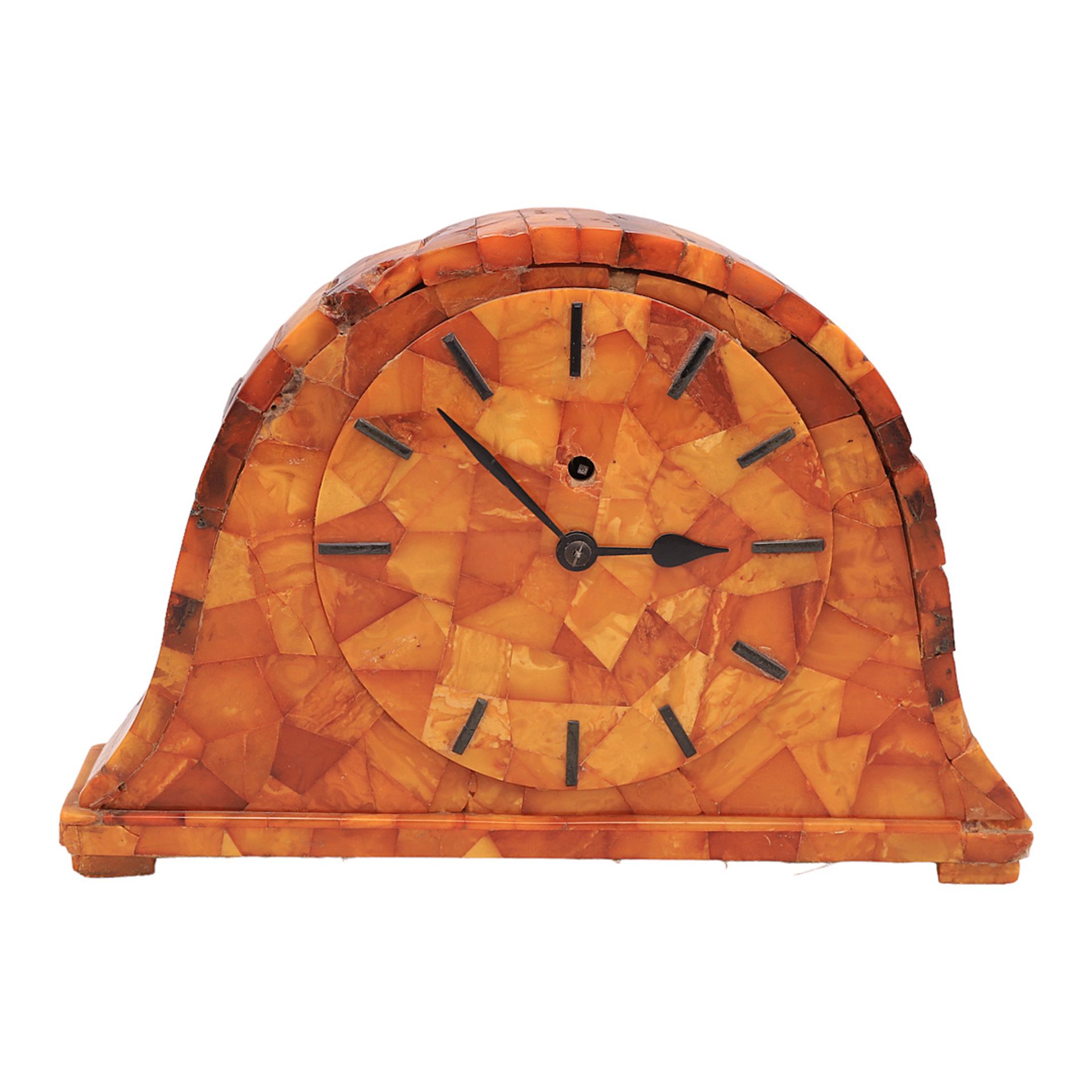 Amber clock, East Prussia, around 1920 - Image 3 of 4