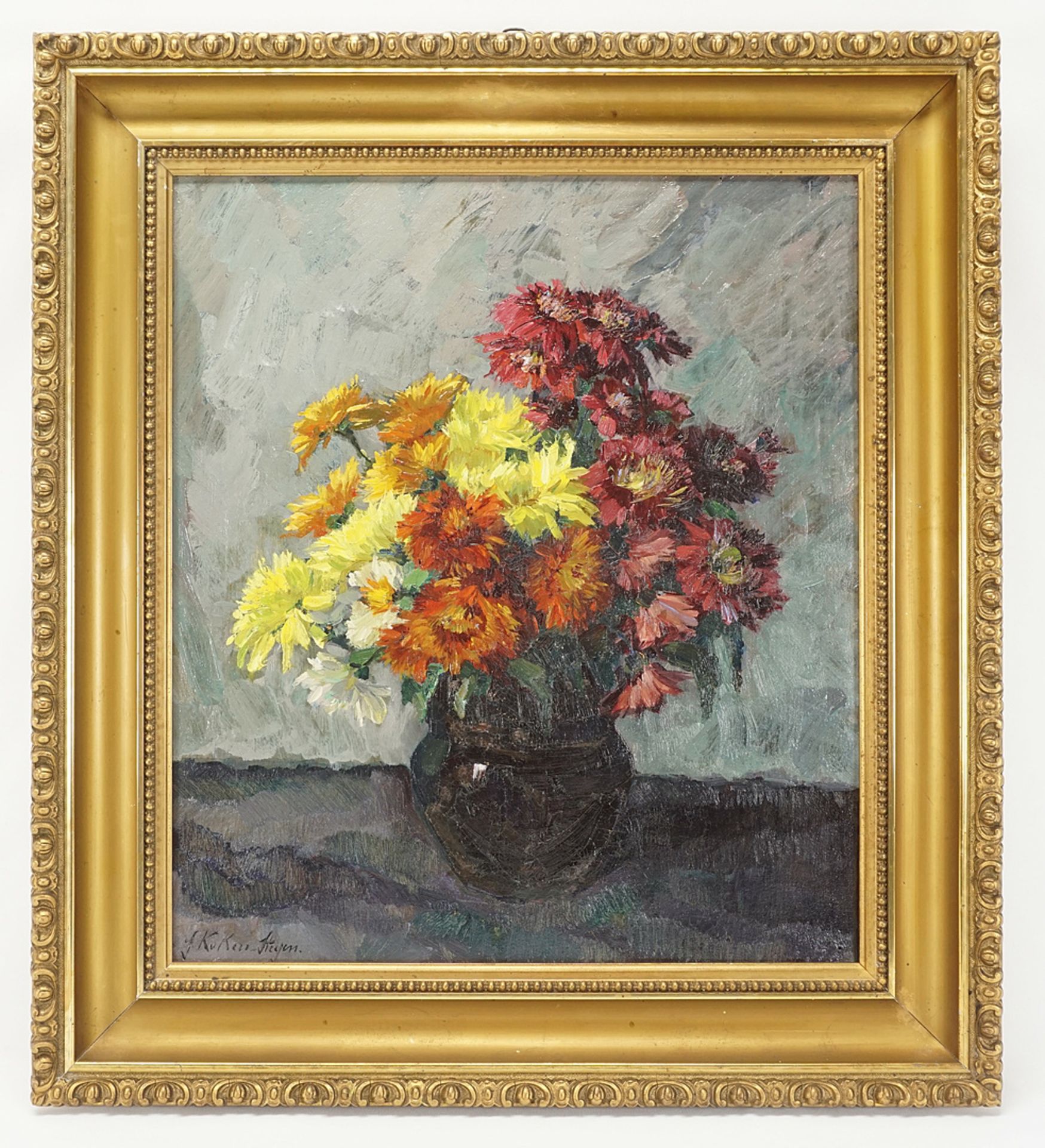 Gertrud Koken-Stegen (1888-1956), Bouquet in a vase - Image 2 of 4