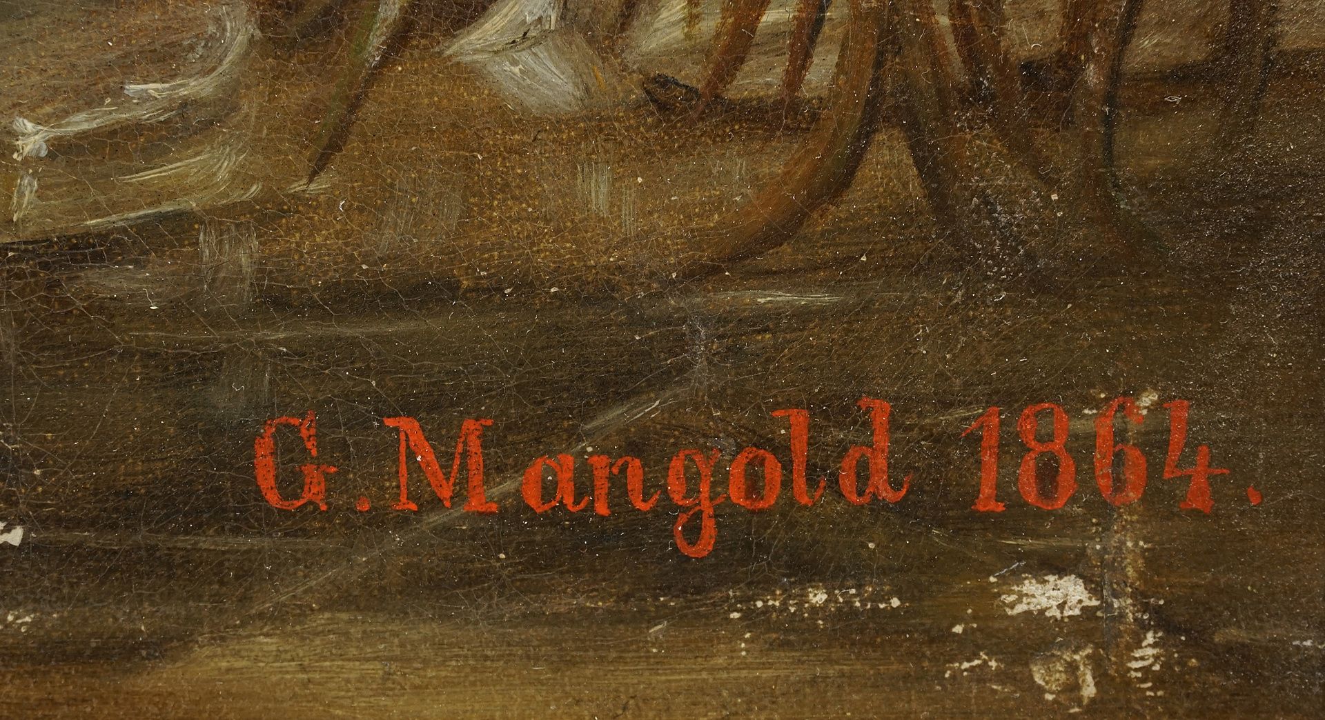 G. Mangold, Sleigh ride - Image 4 of 4