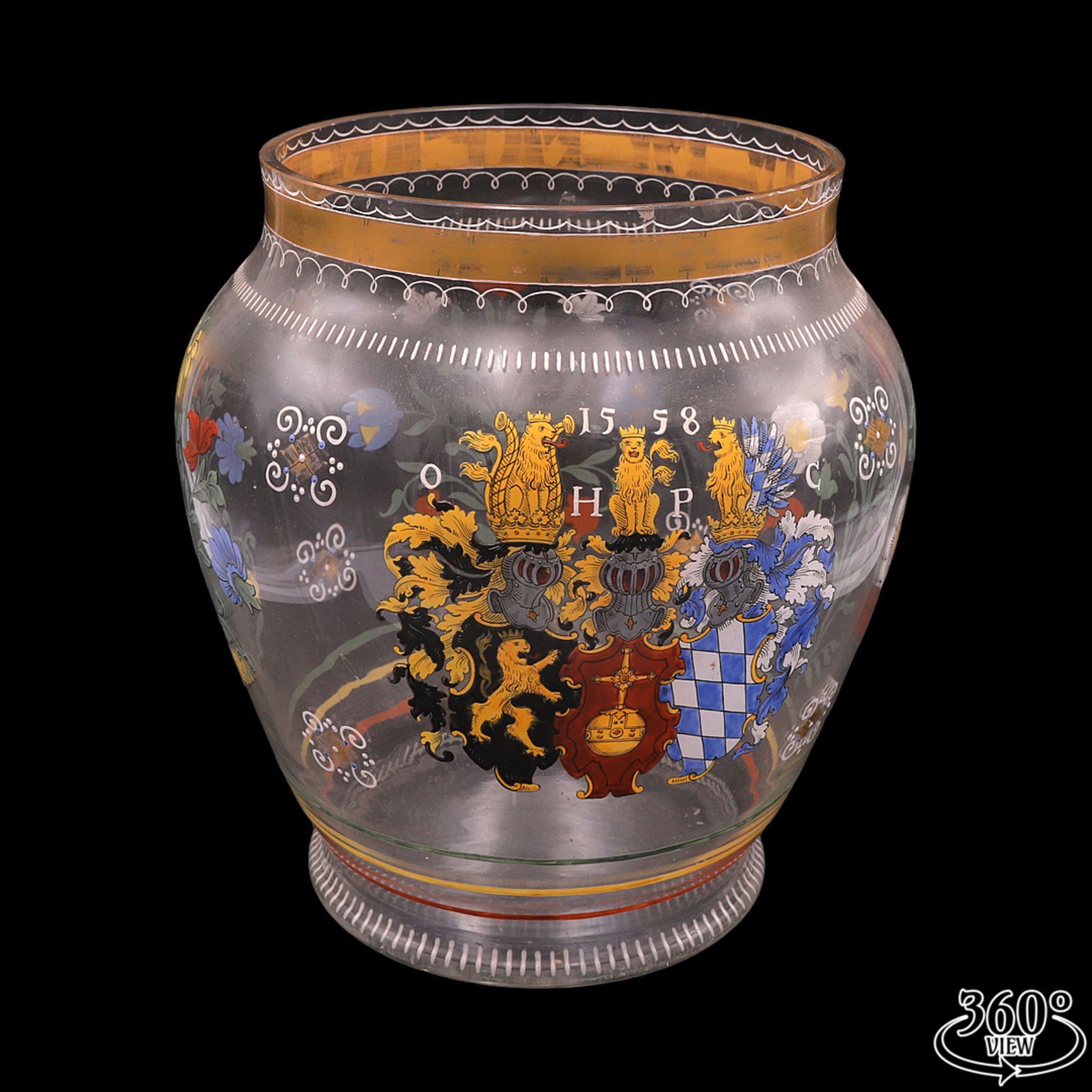 Churpfälzer Bowle, Fritz Heckert, Böhmen, um 1890