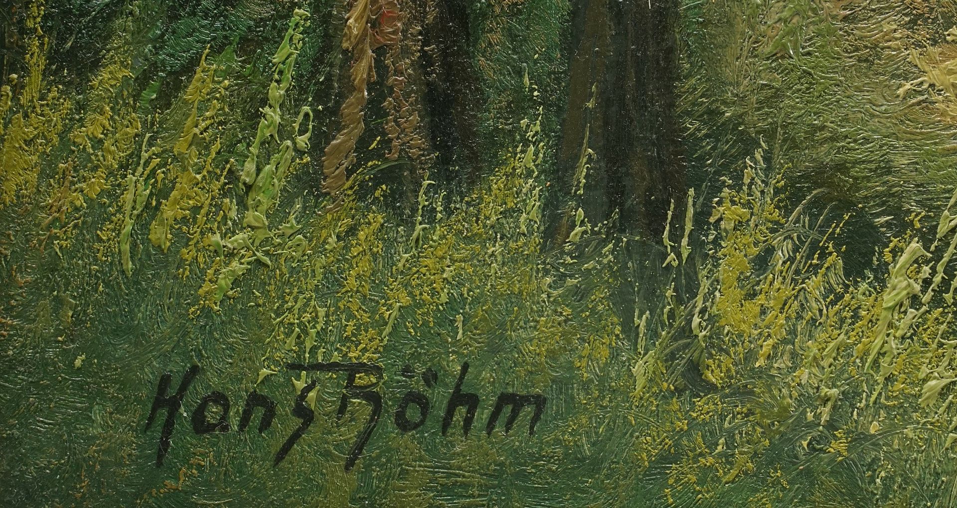 Hans Böhm (1926-1998), Autumn day on the Morgenbrodstaler Graben - Image 4 of 4