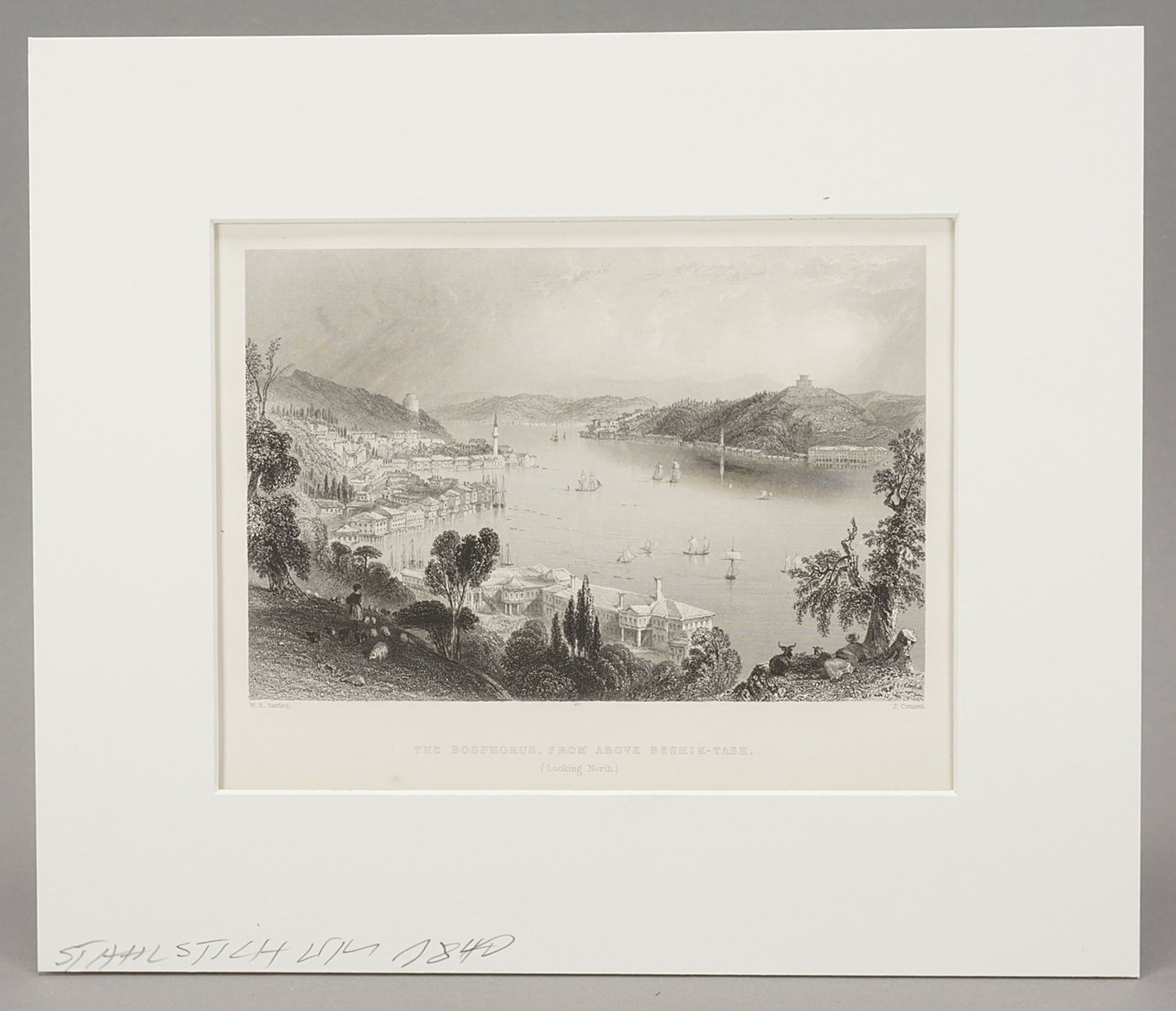 J. Cousen, "The Bosphorus, from above Beshik-Tash. (Looking North.)" - Image 2 of 3