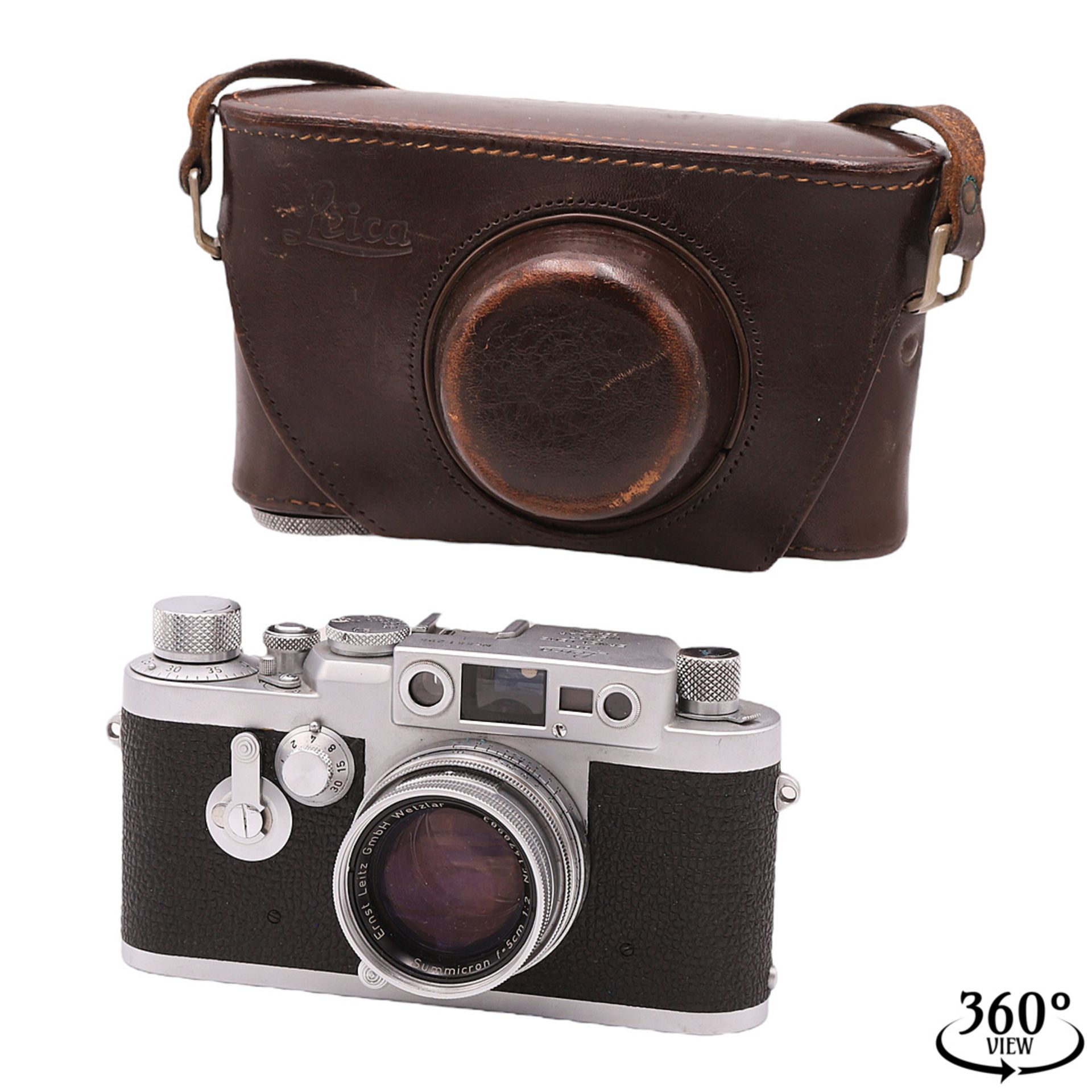Leica IIIg with Leitz Summicron 1:2, around 1950
