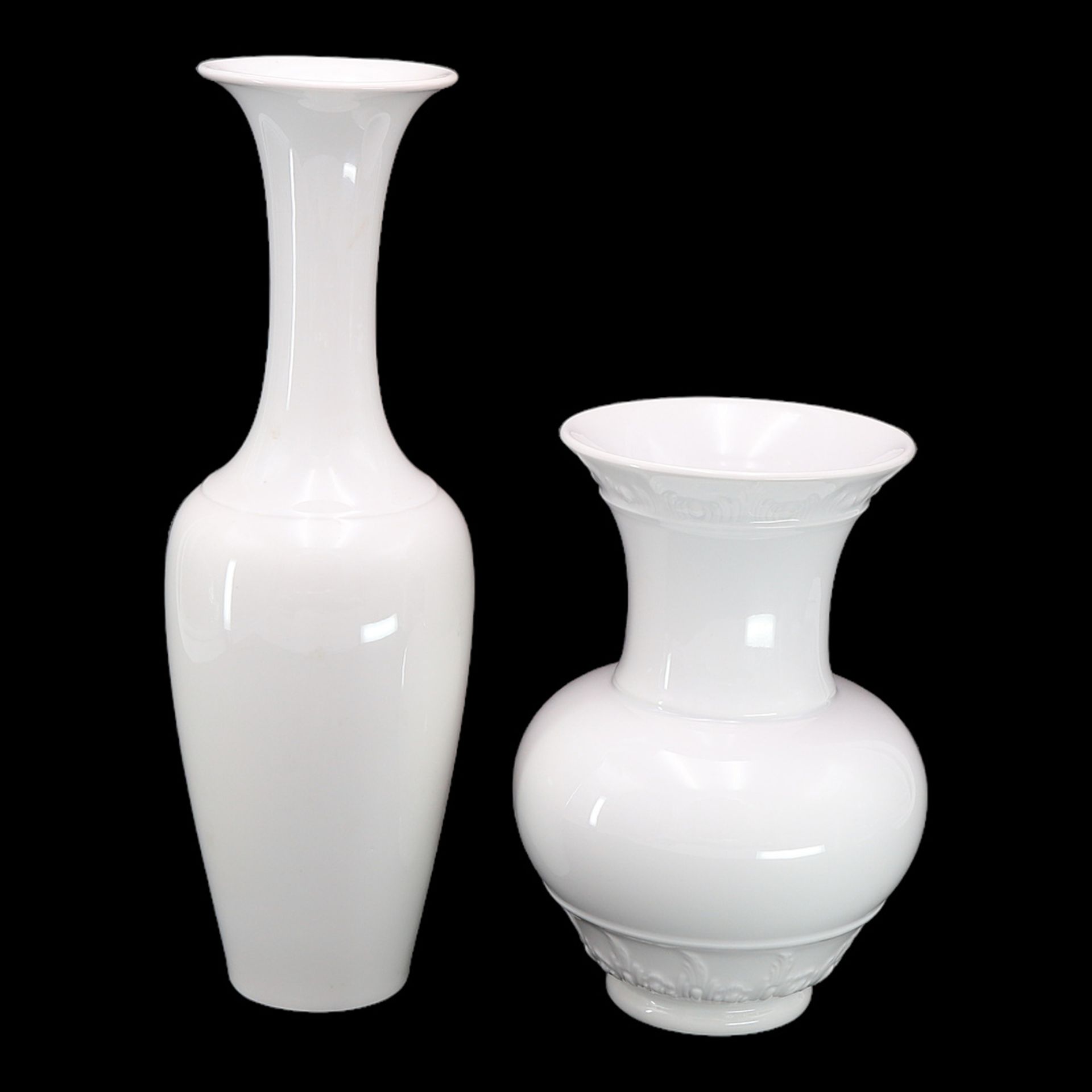 Two KPM Berlin vases - Image 2 of 3