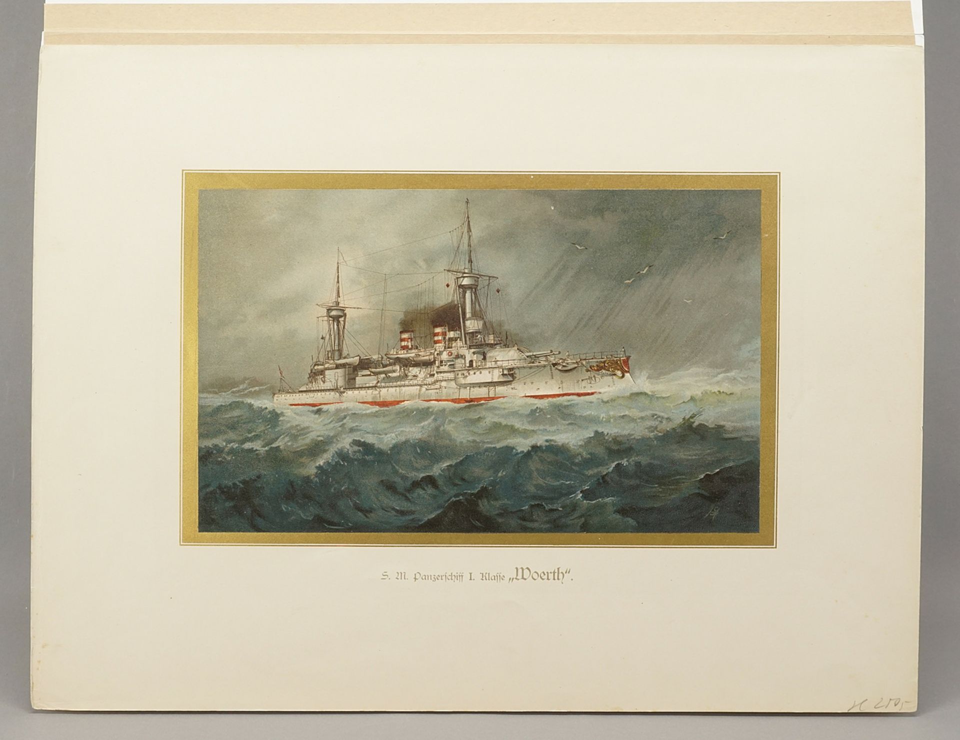 S.M. ironclad "Woerth" - Image 3 of 3