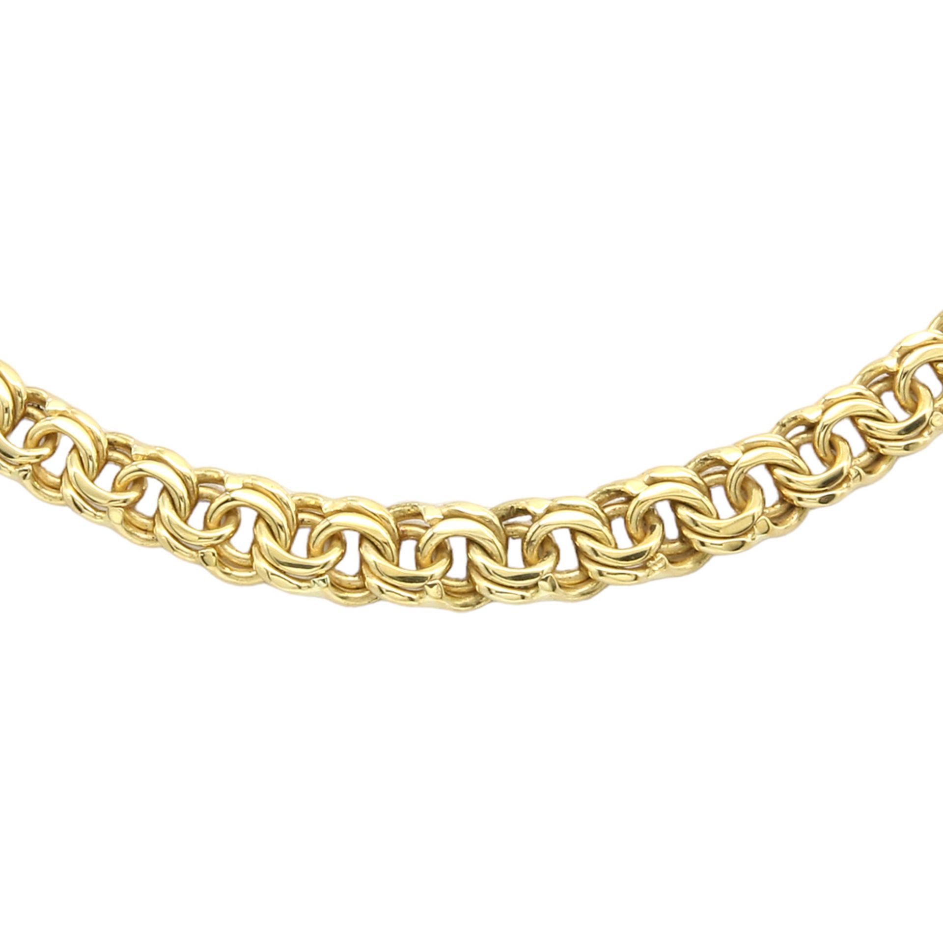 Double curb chain as a necklace - Image 3 of 3