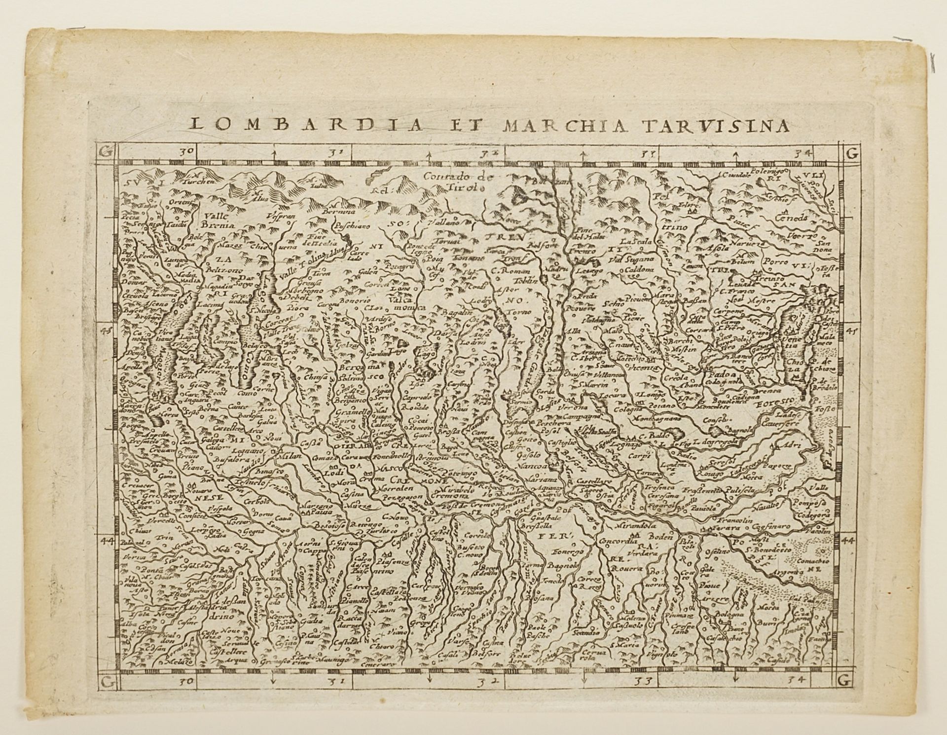 Map of Lombardy and the March of Treviso - Image 3 of 4