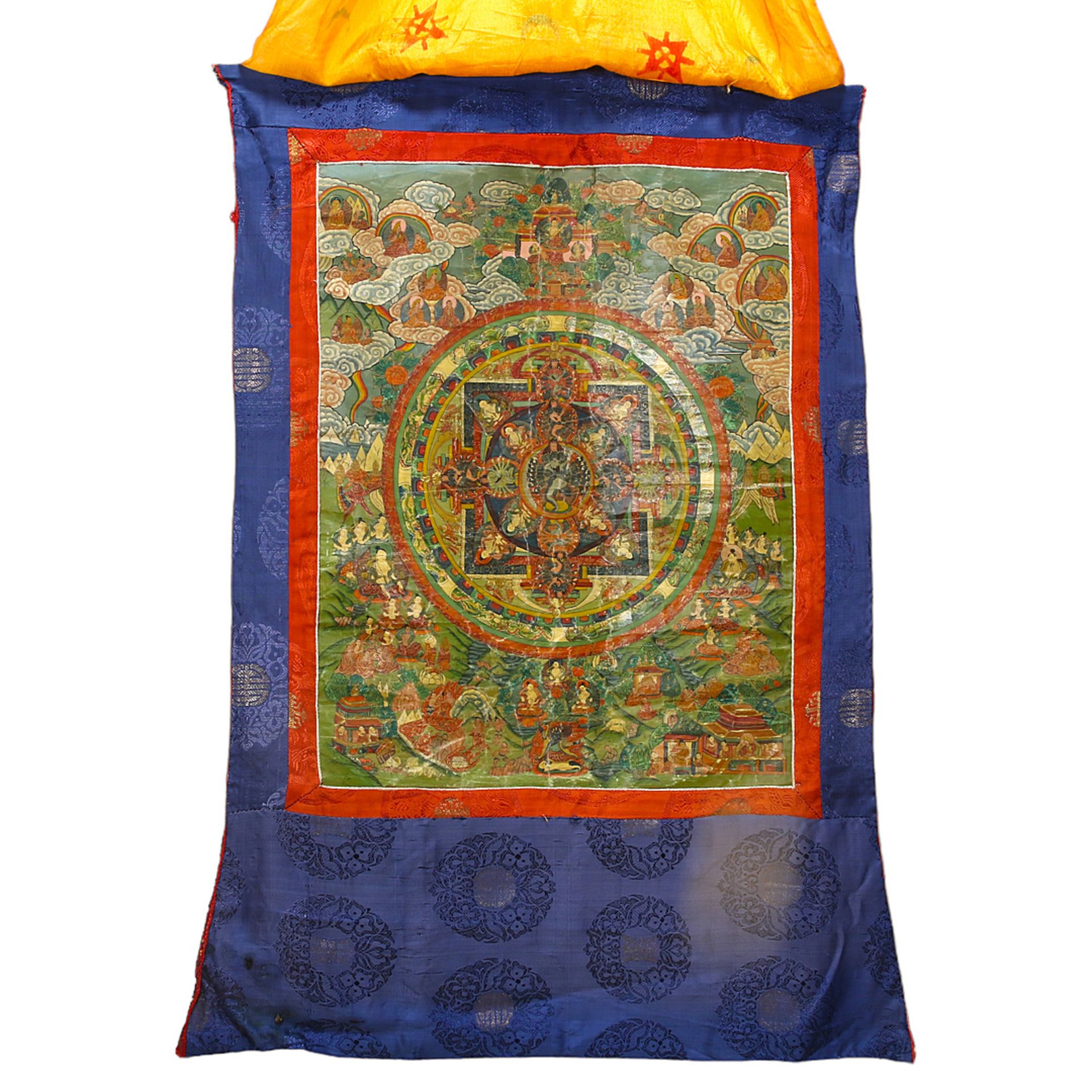 Thangka des Yamantaka, Tibet / Nepal