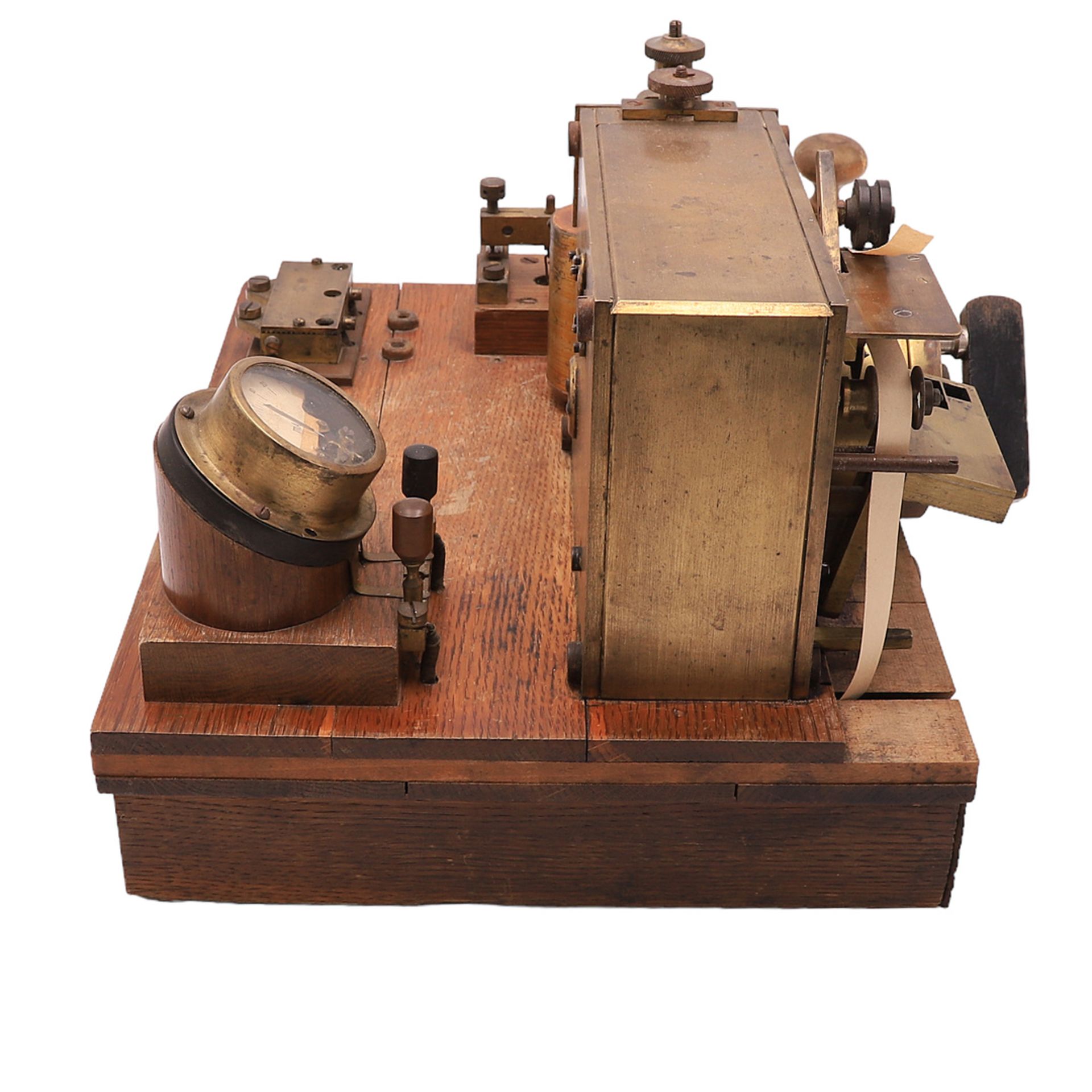 Morse code device, Germany, 2nd half of the 19th century - Image 2 of 4
