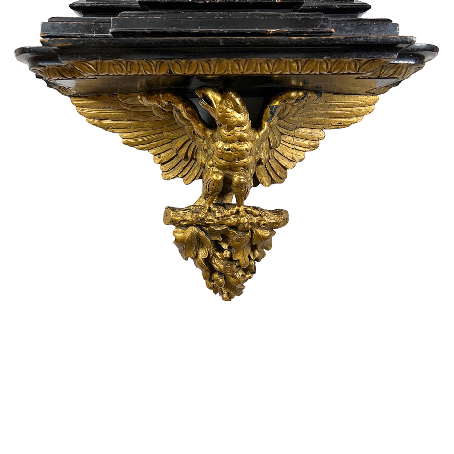 Wall clock on an eagle base, France, 1825 - Image 3 of 7