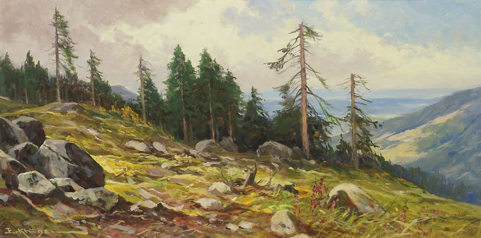 Erich Krüger (1897-1978), Harz landscape