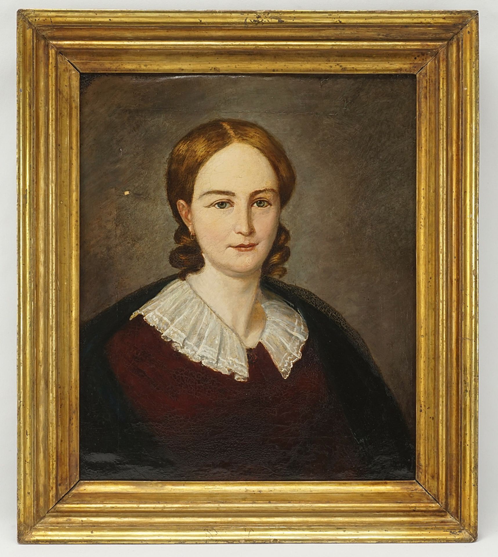 Johann Ulrich Stähelin (1802-after 1874), Portrait of a young lady - Image 2 of 3