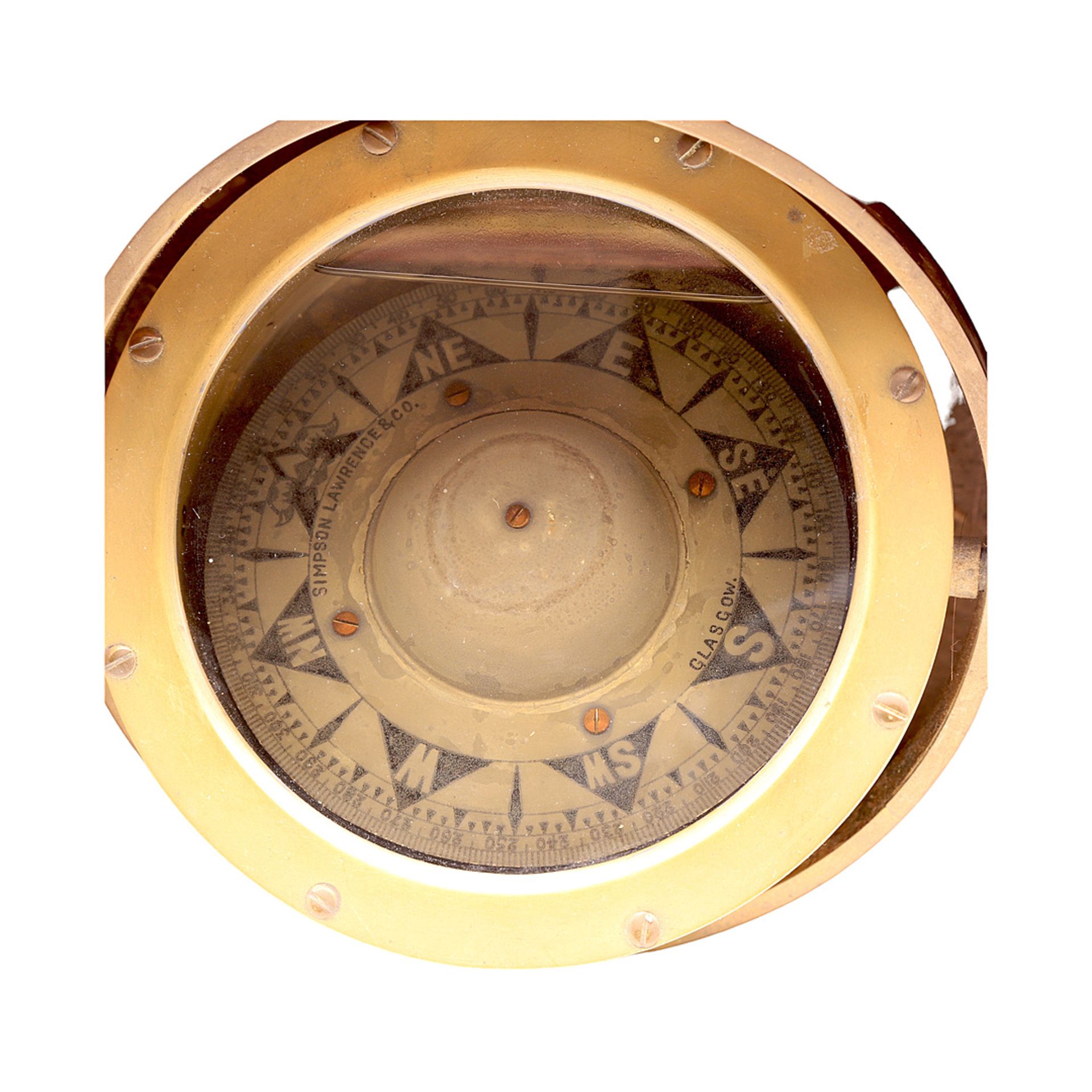 Simpson Lawrence & Co., Glasgow Marine Compass, around 1910 - Image 3 of 3