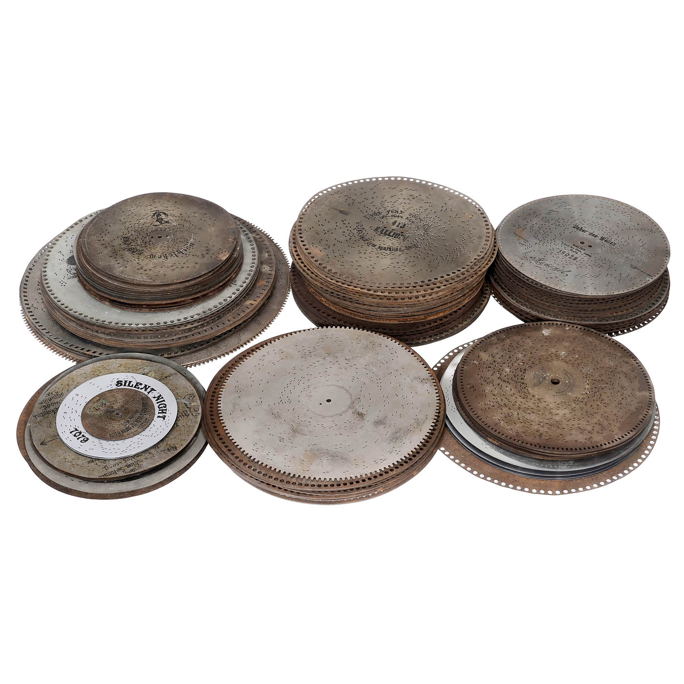 Large Group of Musical Box Discs, c. 1900 - Image 2 of 2