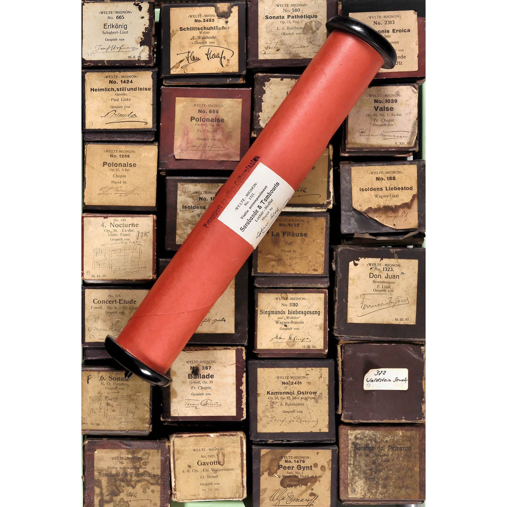 51 Welte-Mignon Reproducing Piano Rolls (Red), 1905 onwards - Bild 3 aus 8