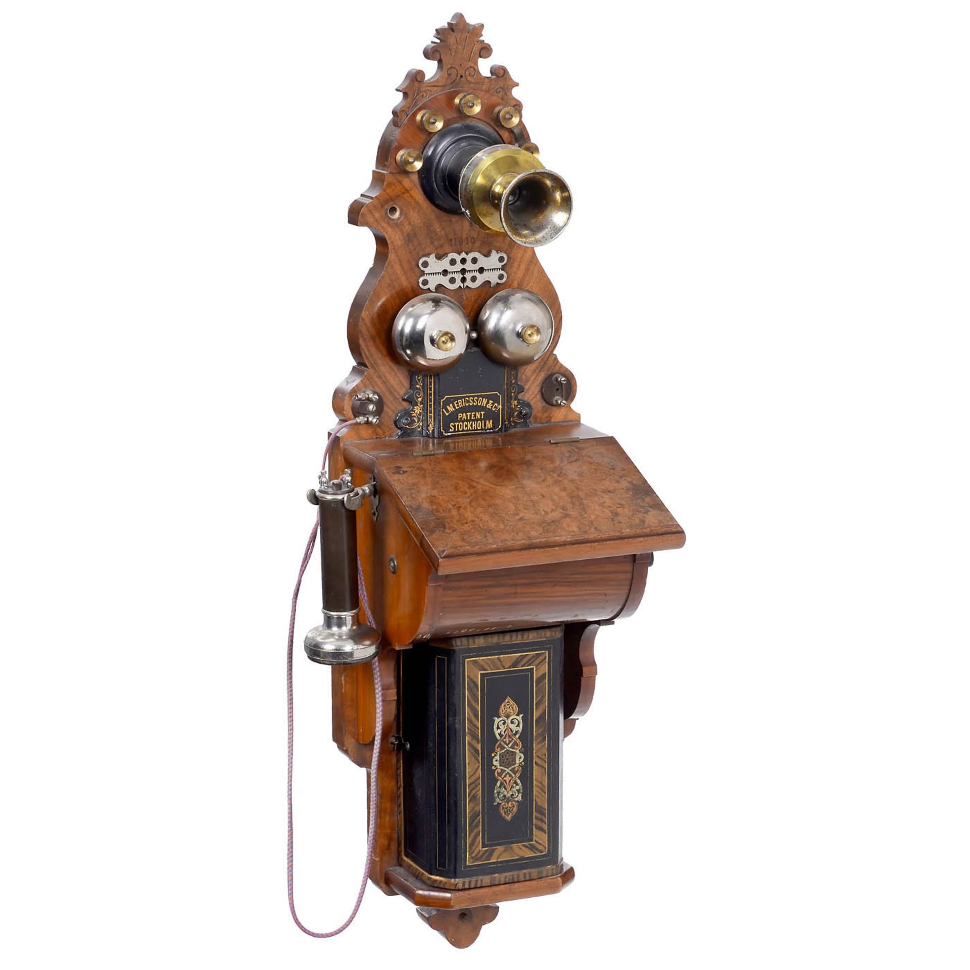 Early Wall Telephone by L.M. Ericsson, 1890 onwards - Bild 2 aus 2