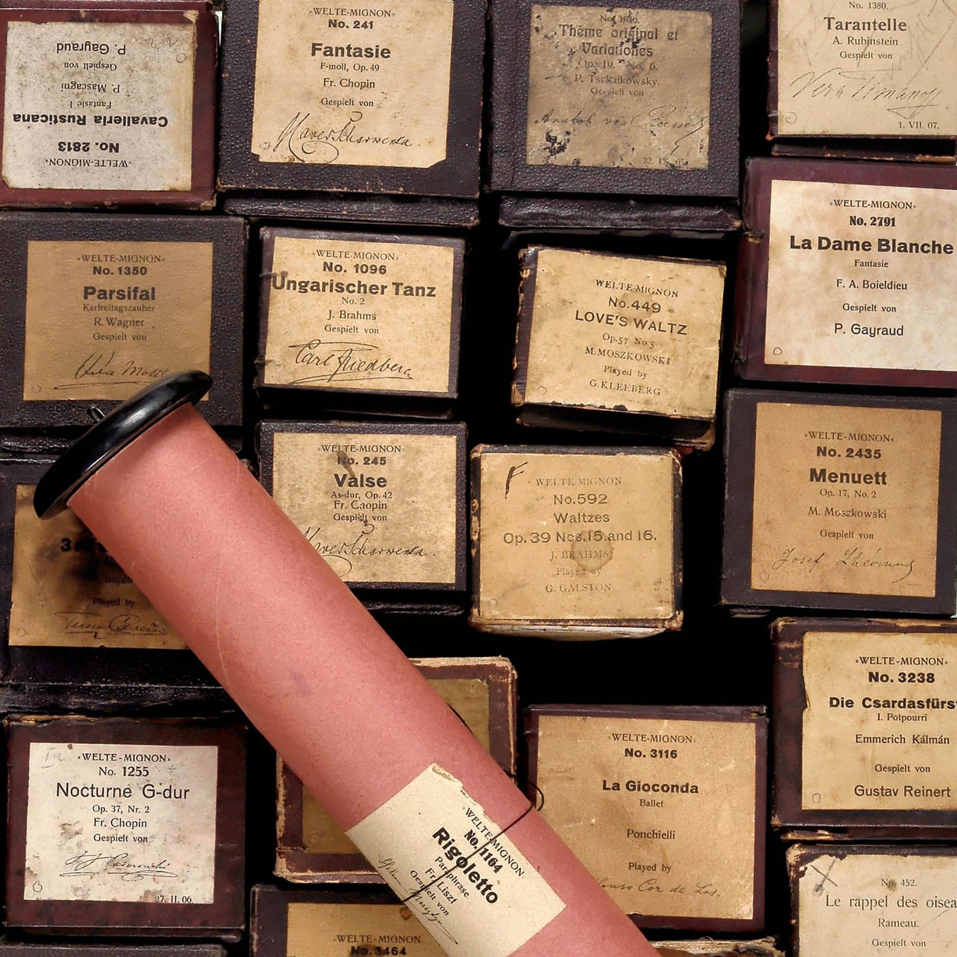 51 Welte-Mignon Reproducing Piano Rolls (Red), 1905 onwards - Image 7 of 8