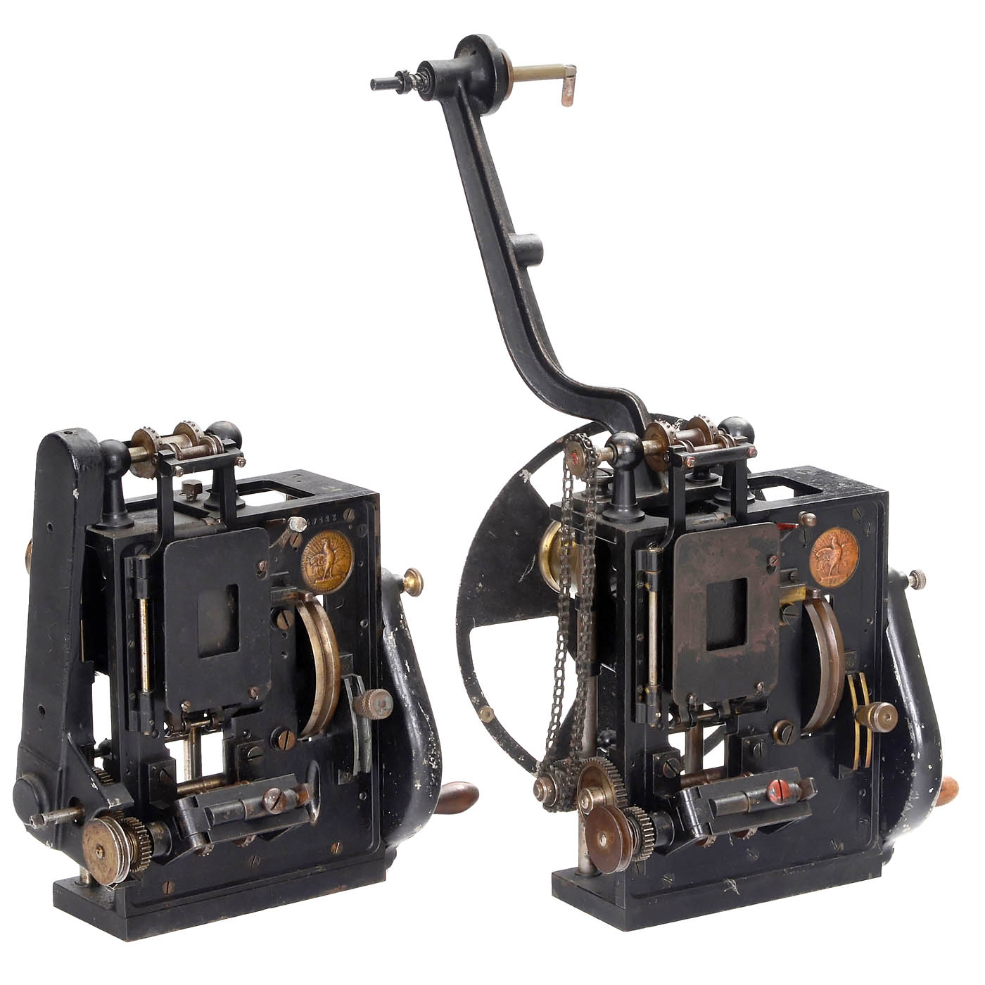 2 Pathé Film Projection Heads, c. 1914 - Image 3 of 3