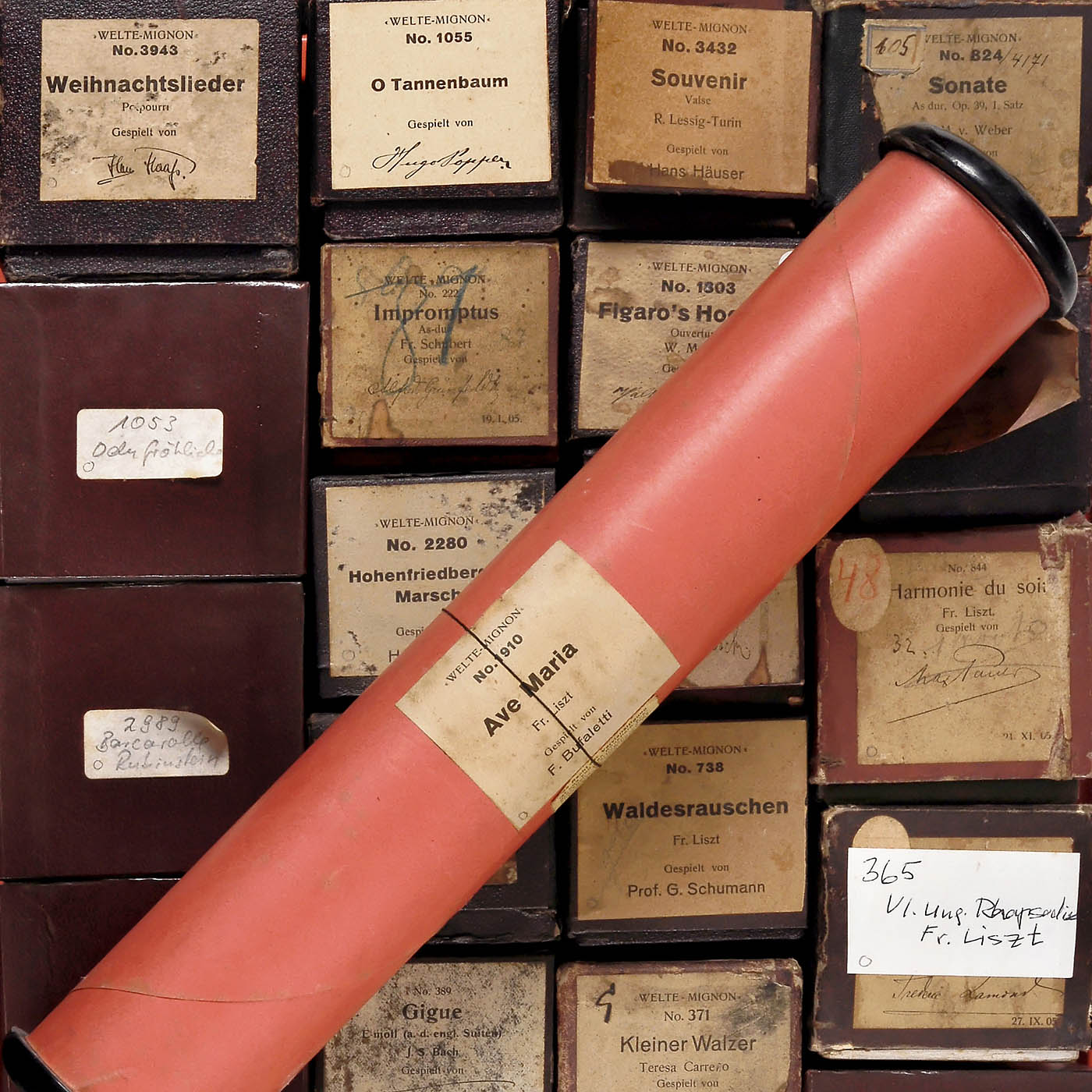 54 Welte-Mignon Reproducing Piano Rolls (T 100 -Red), 1905 onwards - Image 7 of 8