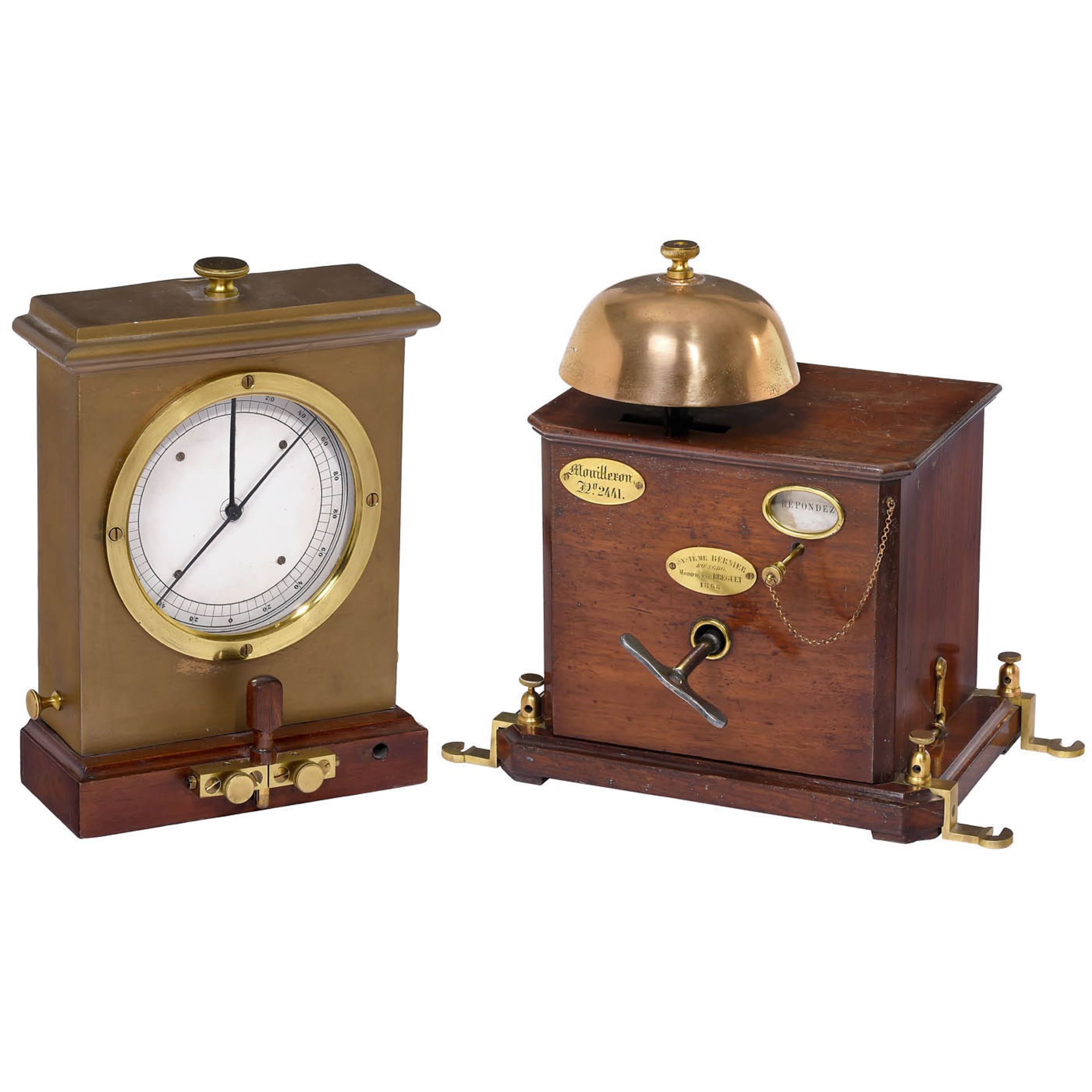 Early French Bréguet Dial Telegraph System, c. 1855 - Image 4 of 7