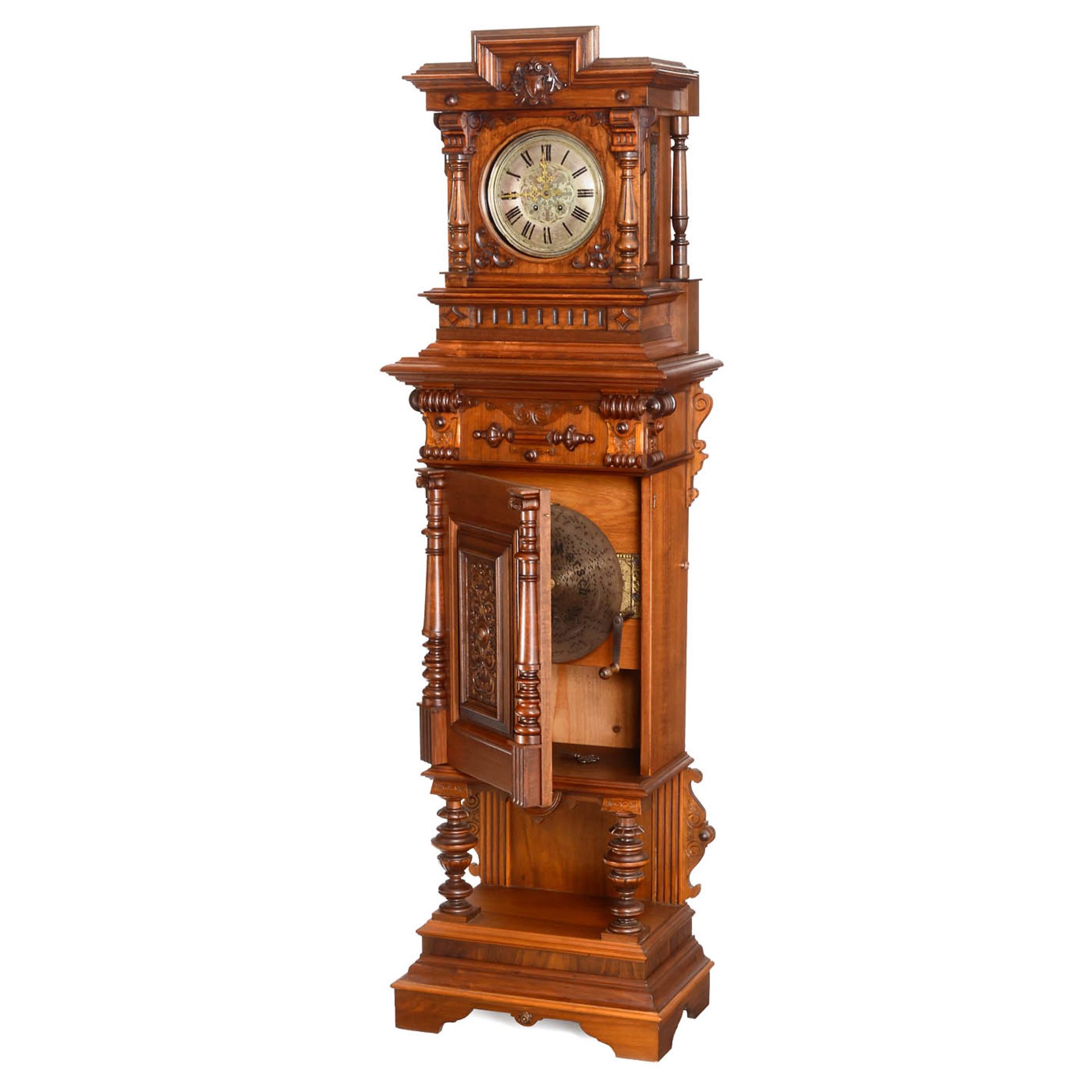 Polyphon Style 63 Hall Clock, c. 1900 - Bild 2 aus 6