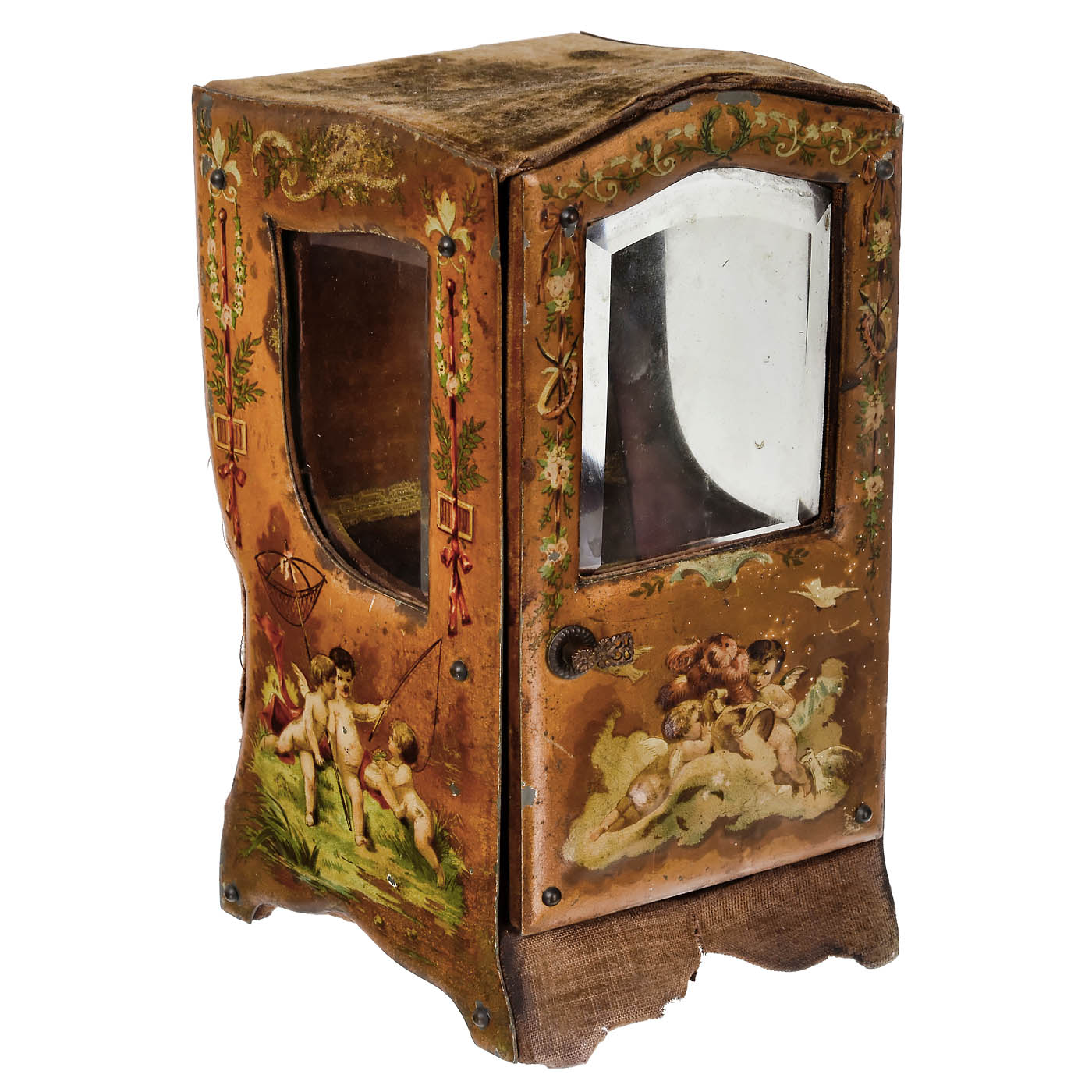 Pocket Watch Case in the Form of a Miniature Sedan Chair, c. 1890 - Image 2 of 2