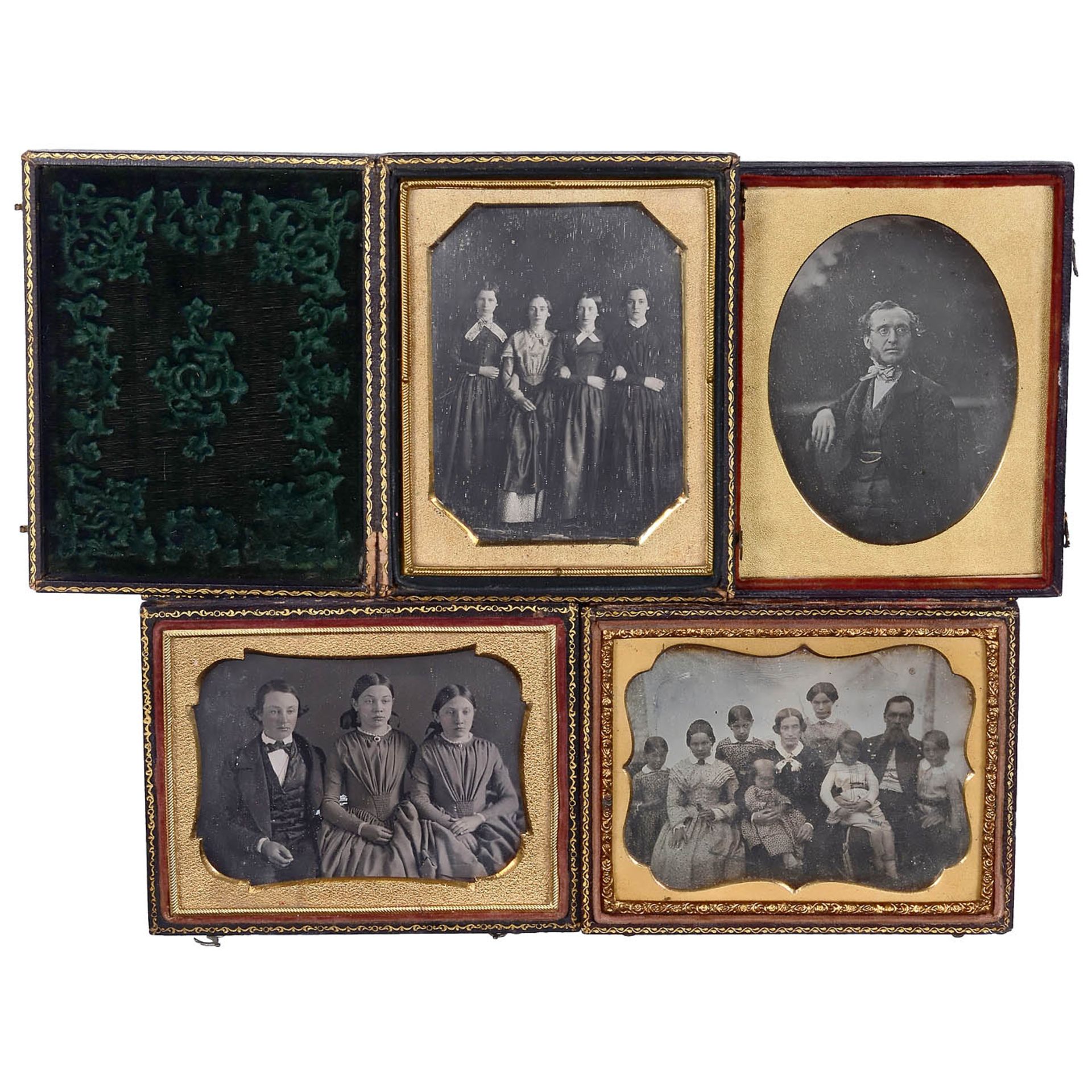 4 Attractive Daguerreotypes - Bild 2 aus 2