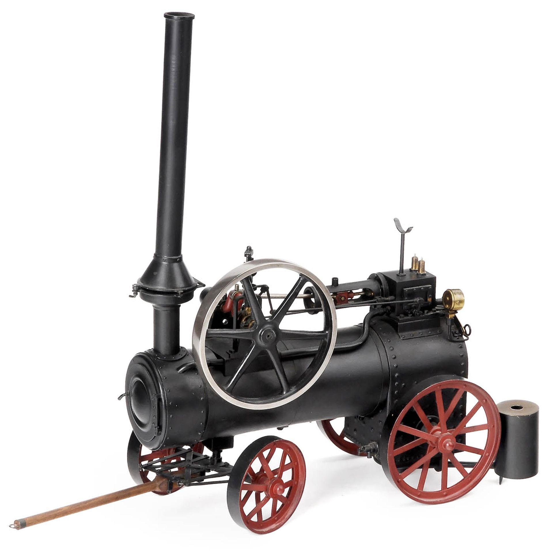 ¾-Inch Scale Model of a Horse-Drawn Portable Engine by Lanz, c. 1990