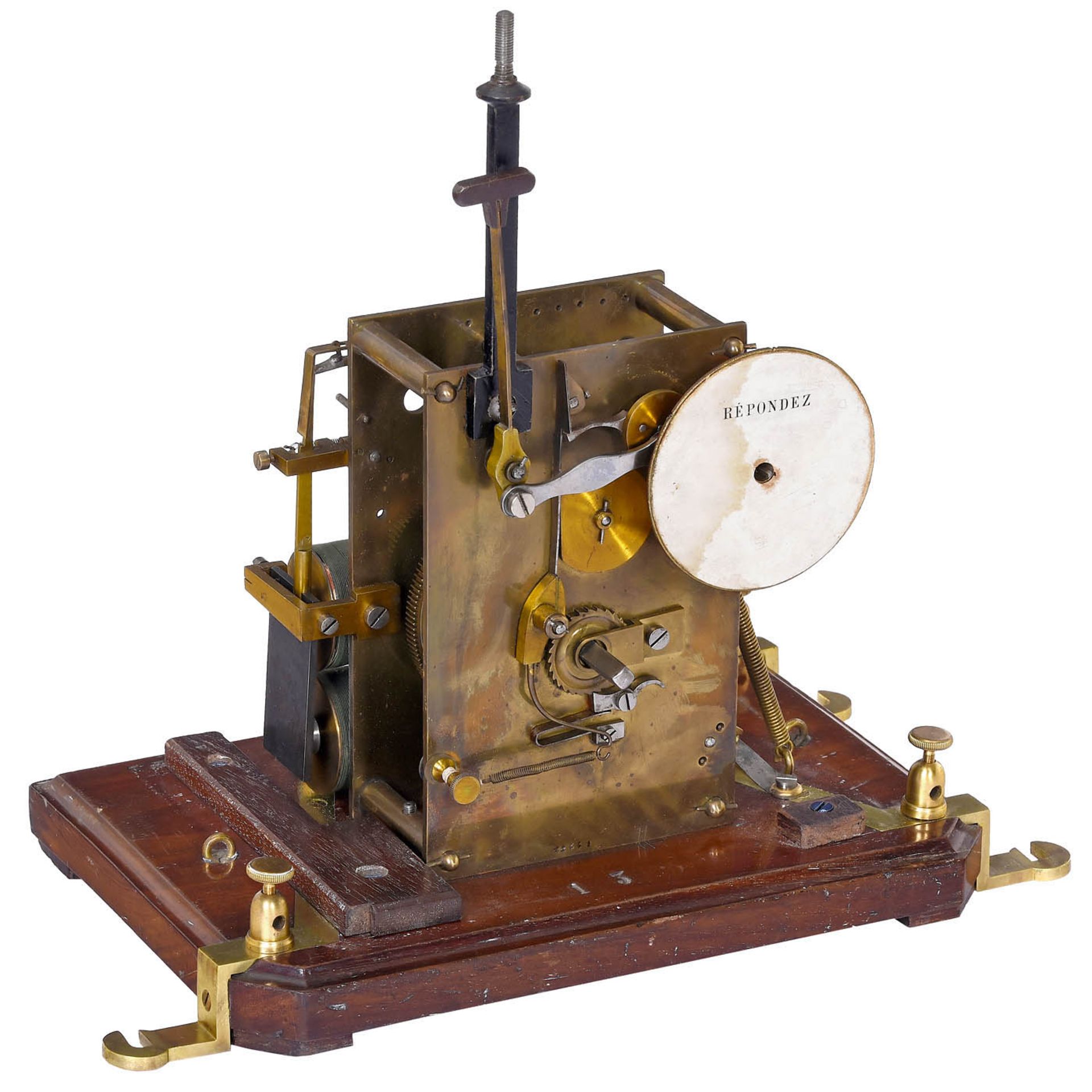 Early French Bréguet Dial Telegraph System, c. 1855 - Bild 6 aus 7