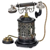 Coffee Grinder Desk Telephone by L.M. Ericsson, 1895
