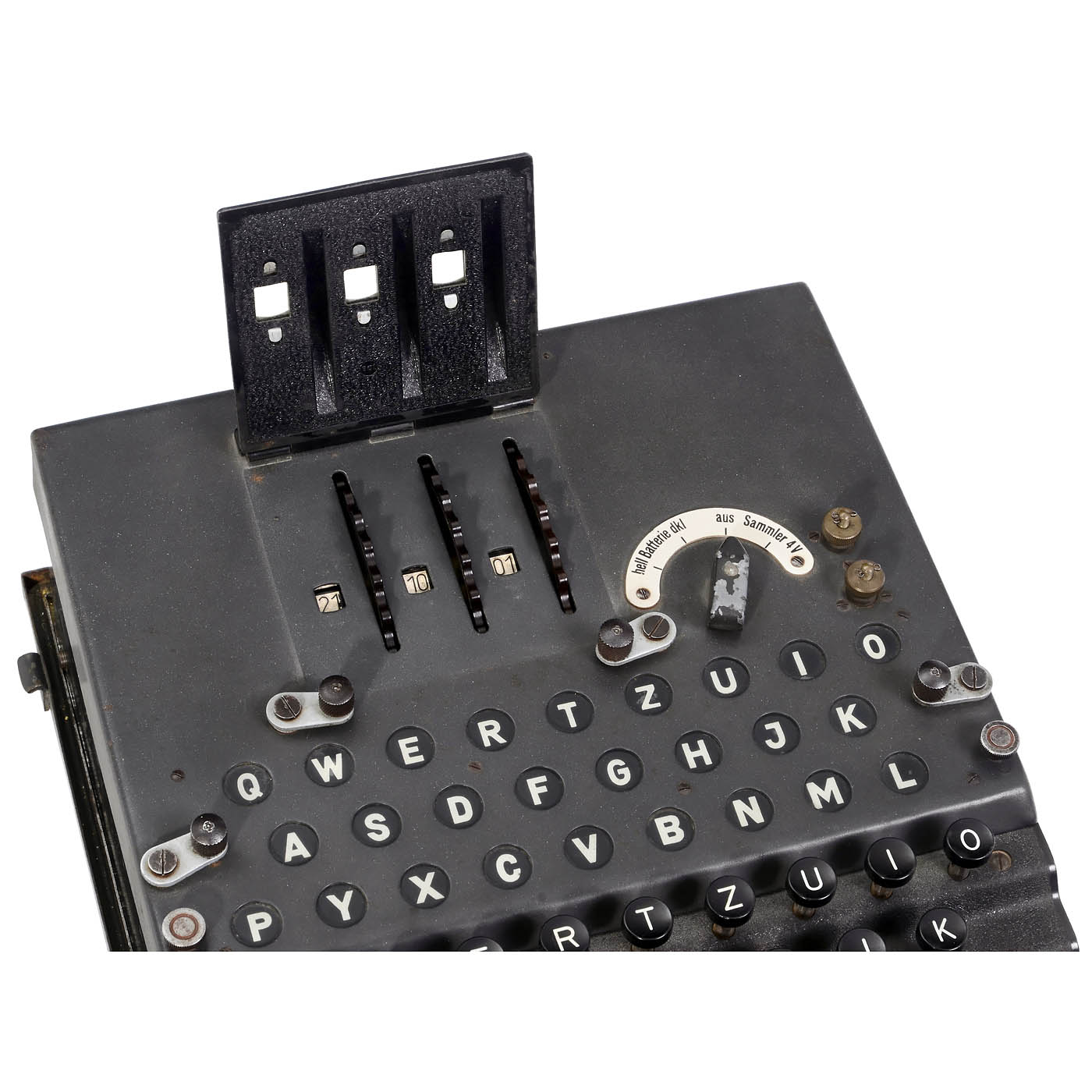 Legendary German "Enigma 1" Cyphering Machine with Special Switching, 1944 - Image 5 of 10