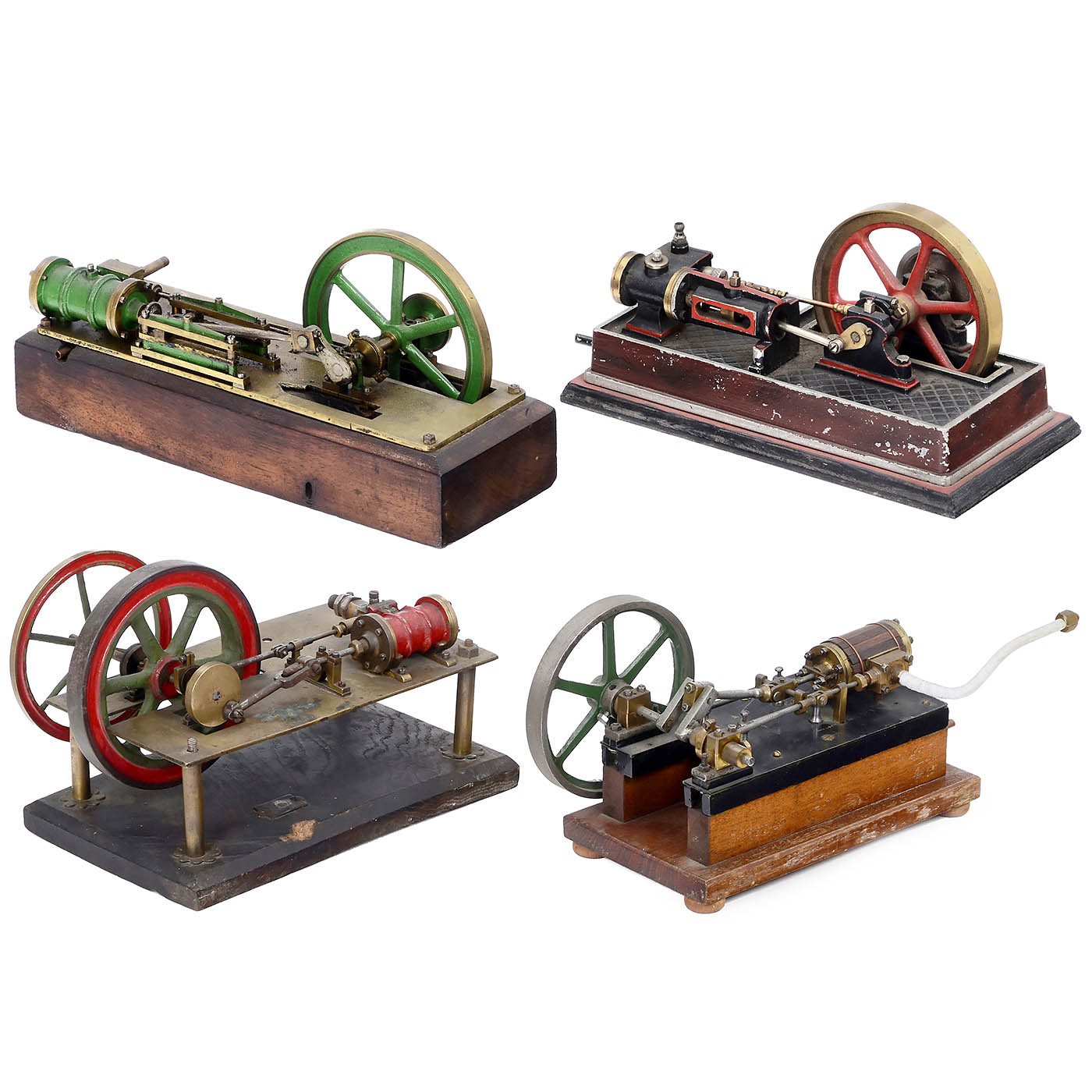 4 Horizontal Steam Engines, c. 1950 - Image 2 of 4