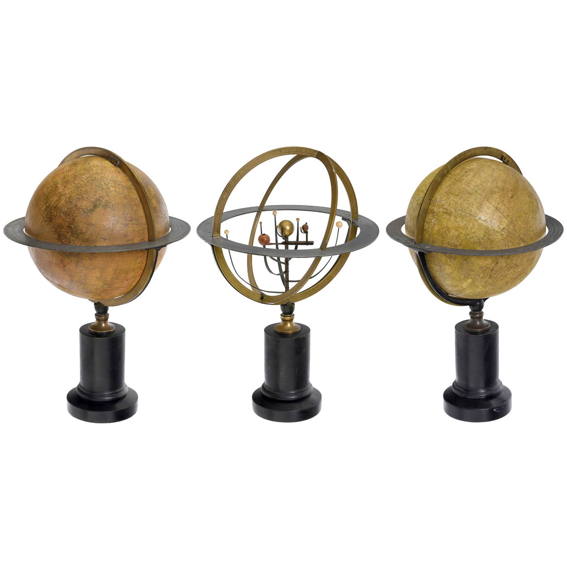 Pair of Celestial and Terrestrial Globes and Planetarium, 1853 - Bild 2 aus 10