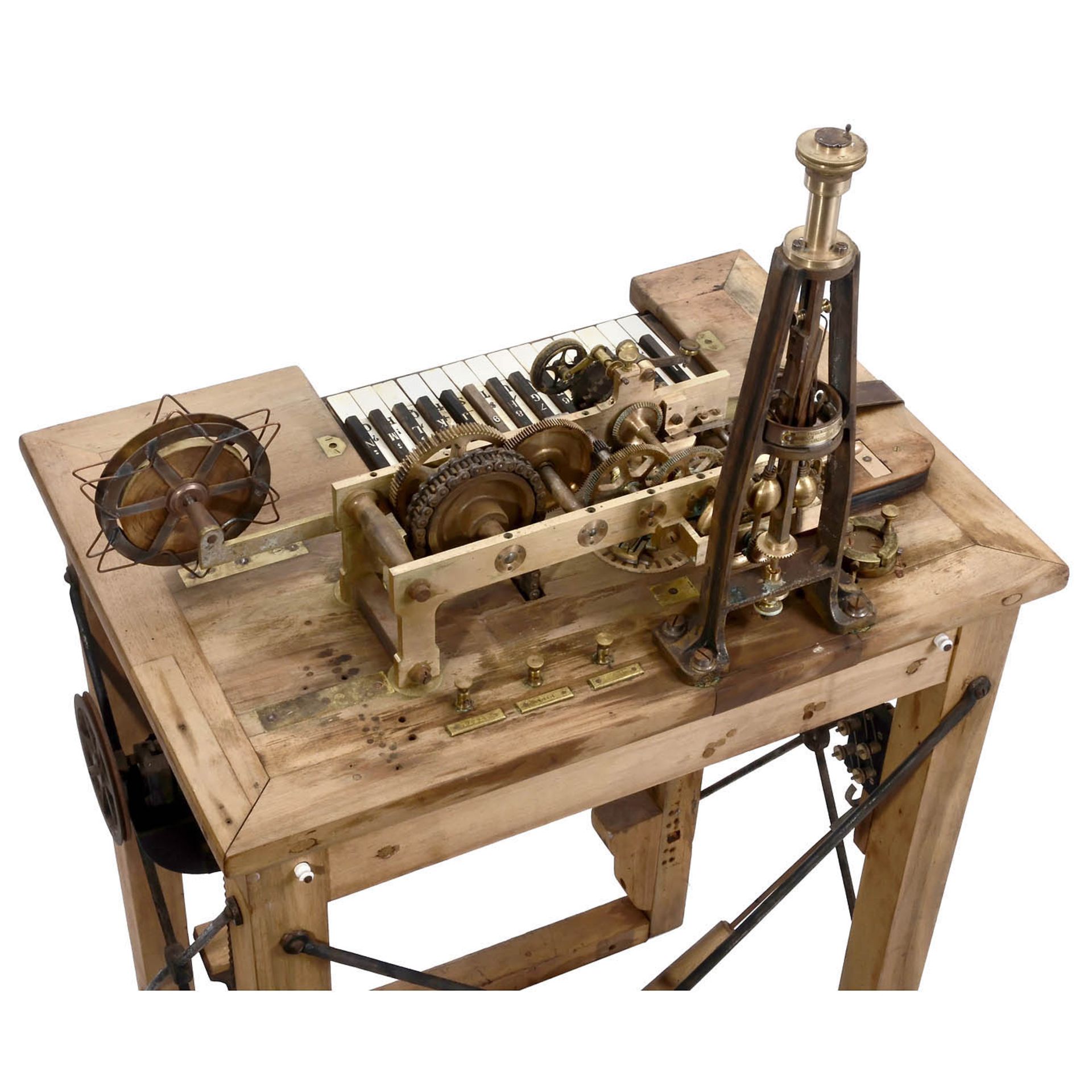 Hughes Printing Telegraph, c. 1875 - Bild 5 aus 9