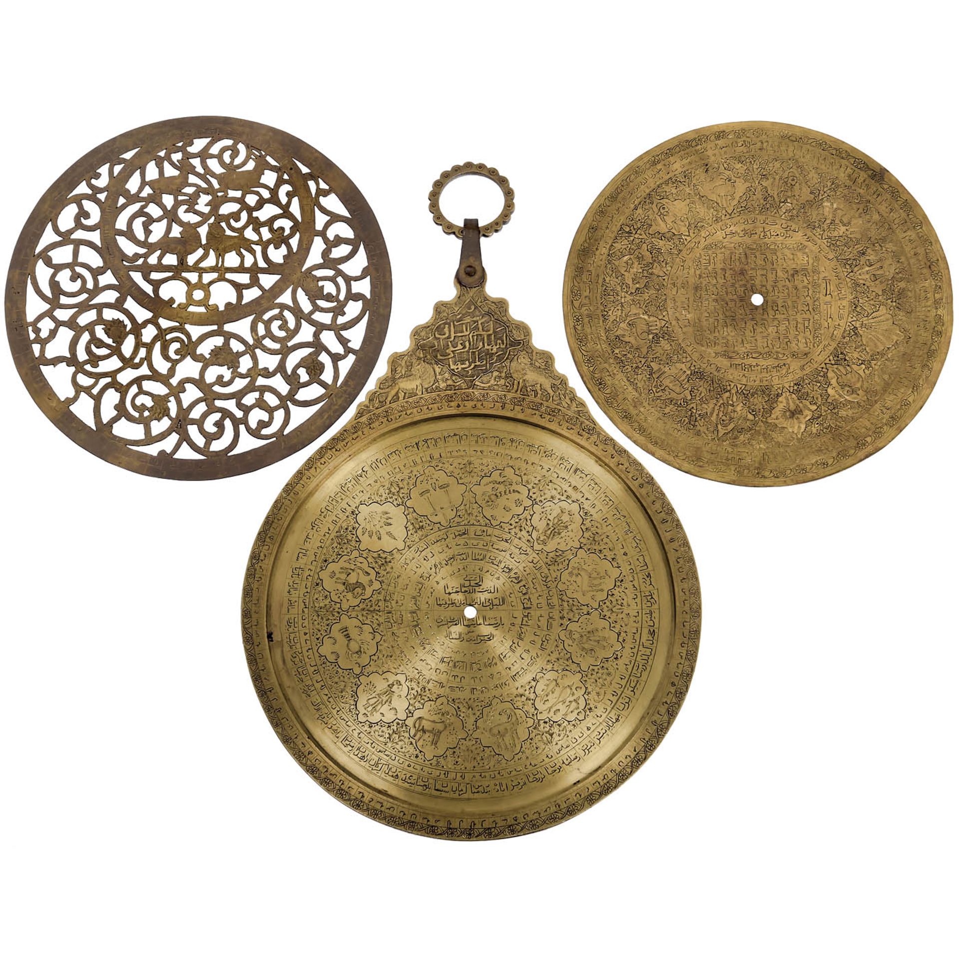 Large Islamic Astrolabe, Late 19th Century - Bild 5 aus 7