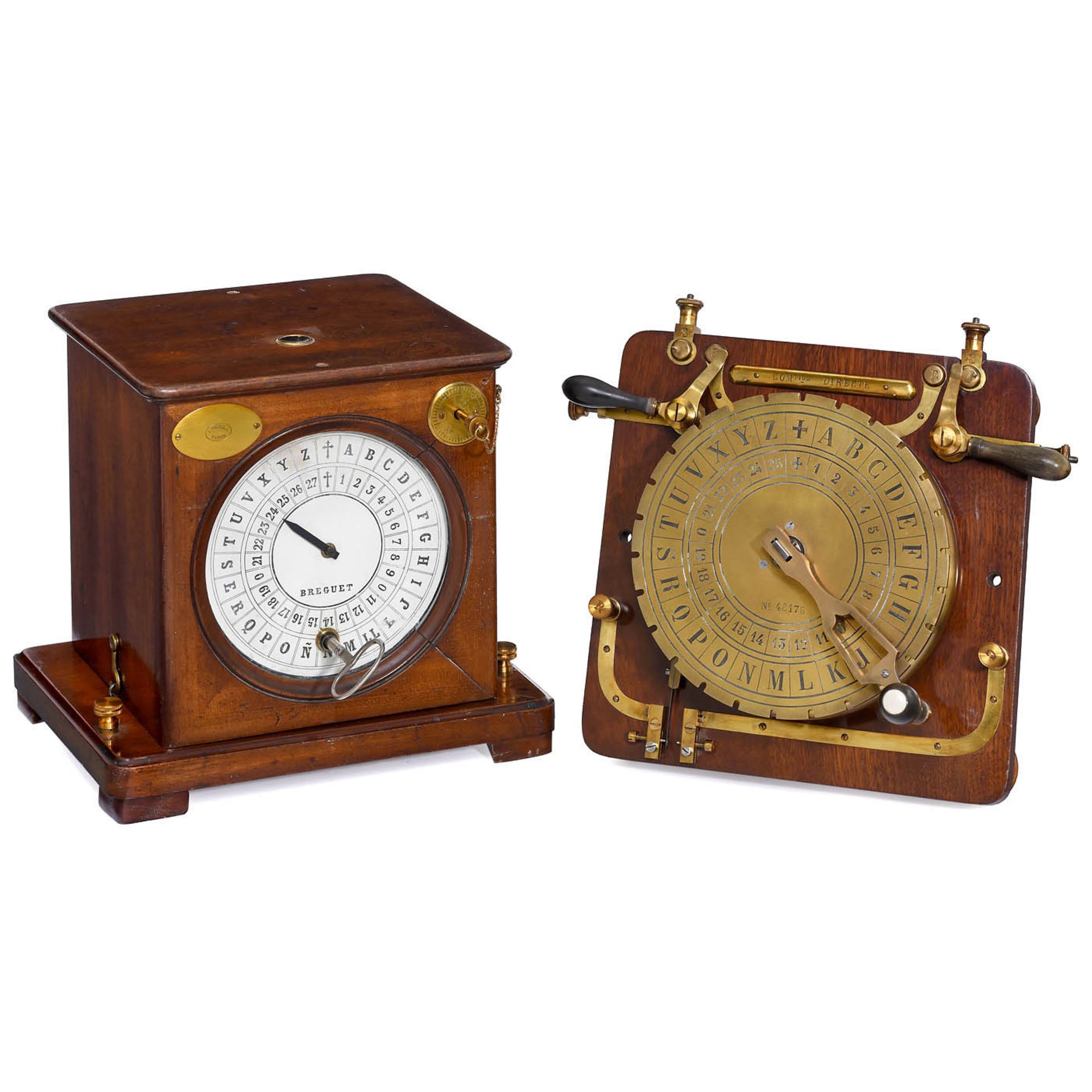 Early French Bréguet Dial Telegraph System, c. 1855 - Image 3 of 7