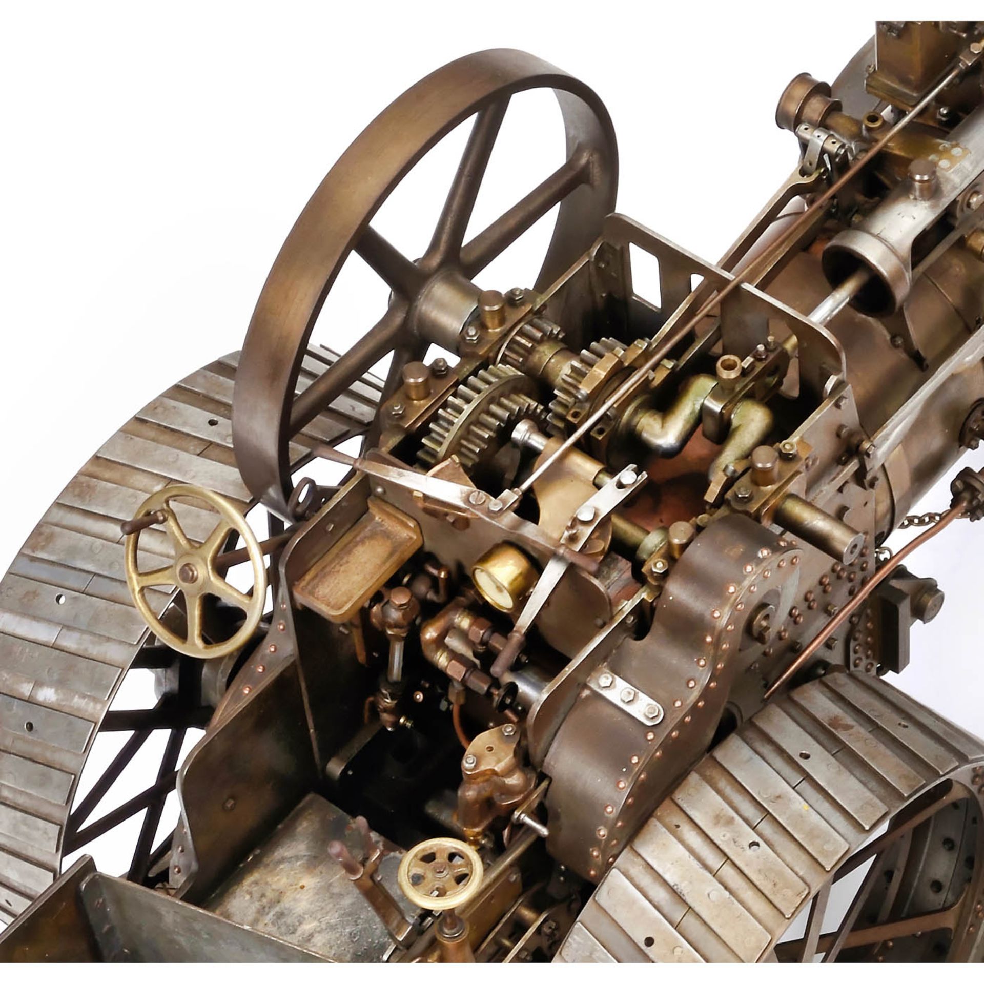 1 1/2-Inch Scale Live-Steam Model of a Traction Engine by Allchin, c. 1975 - Bild 7 aus 7