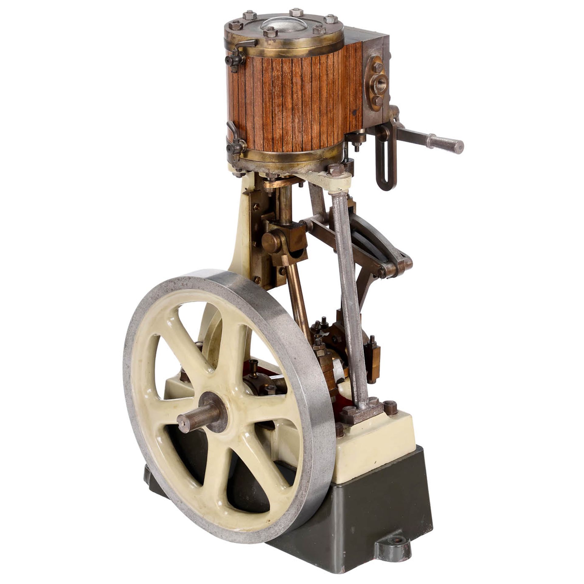 Precision Model of a Vertical Stuart No. 1 Steam Engine, c. 1970 - Bild 3 aus 4