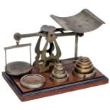 English Brass Postal Scale, c. 1890