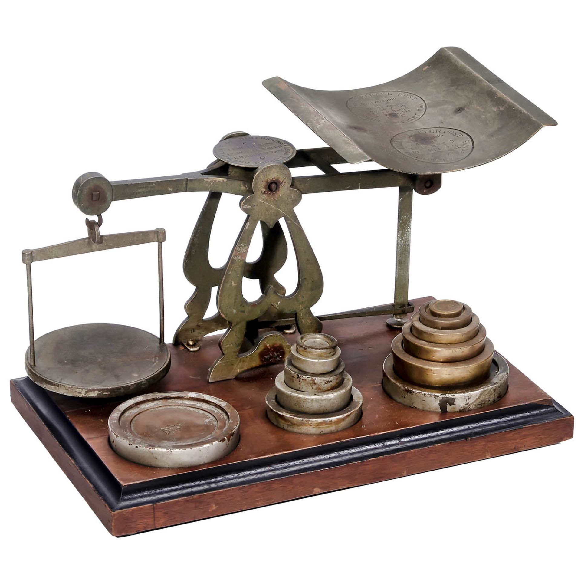 English Brass Postal Scale, c. 1890 - Image 2 of 3