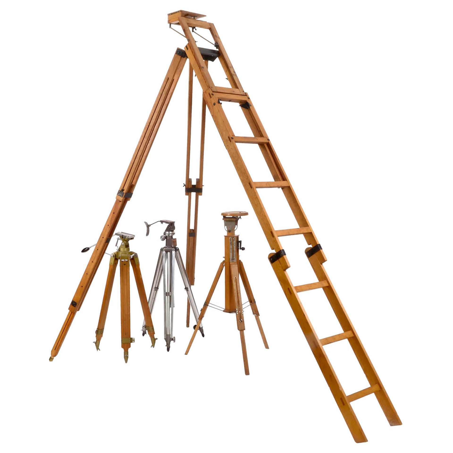 Giant Ladder Tripod and 3 other Studio Tripods - Bild 2 aus 2