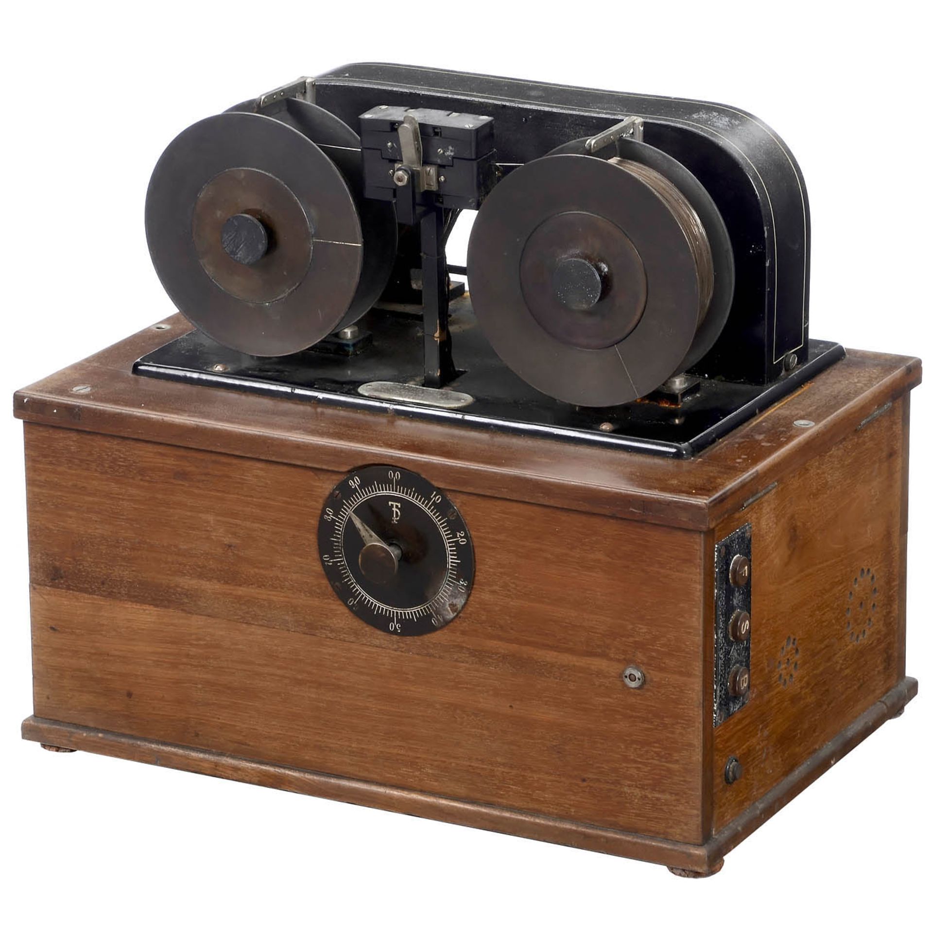 Telegraphone Magnetic Wire-Recording and Repeating Device, c. 1905 - Bild 2 aus 3