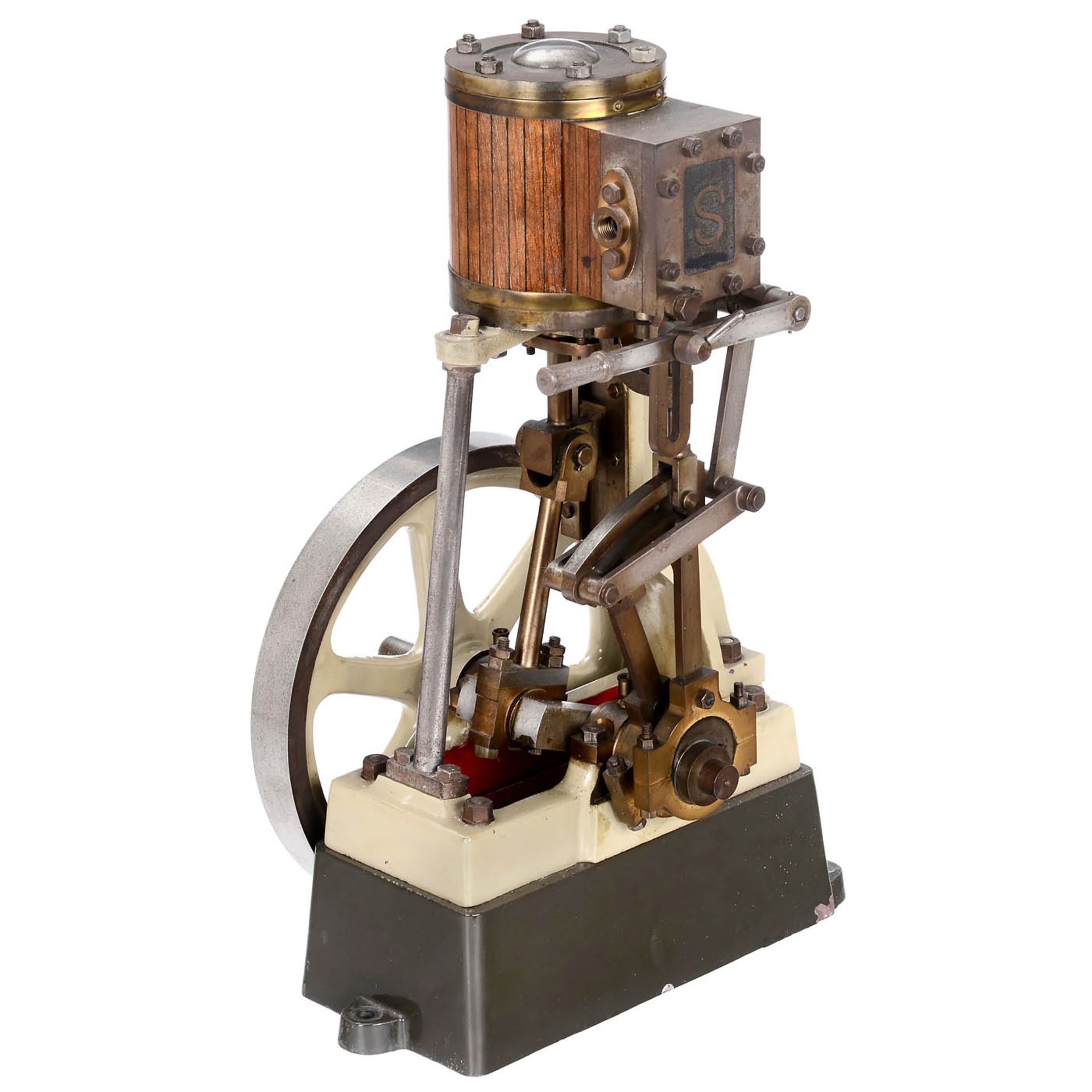 Precision Model of a Vertical Stuart No. 1 Steam Engine, c. 1970 - Bild 2 aus 4