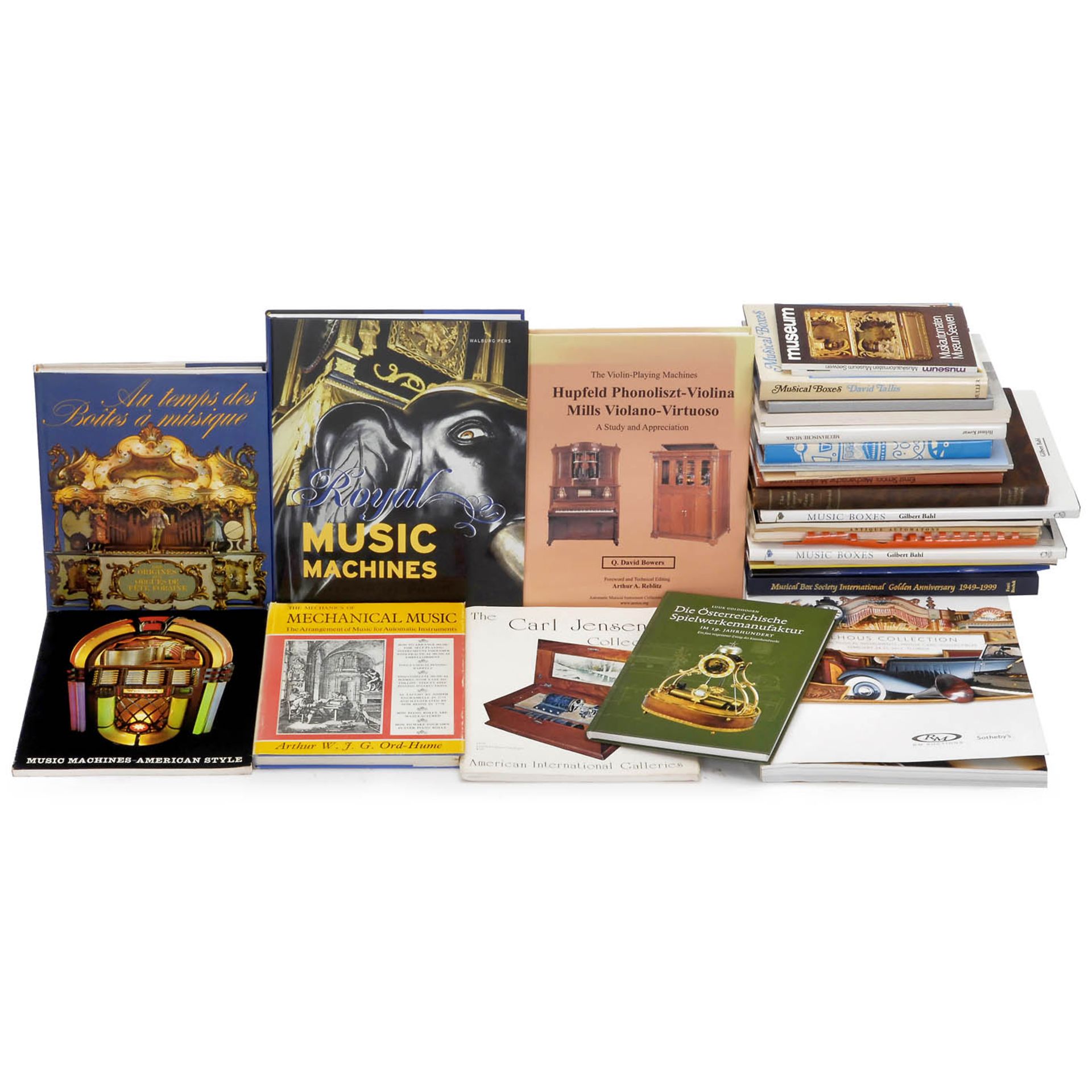Large Group of Mechanical Music Books - Bild 4 aus 4