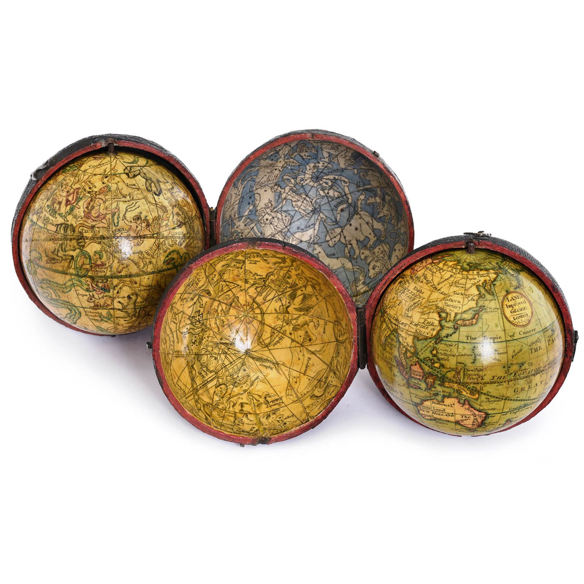 Nicholas Lane's Pocket 3-InchTerrestrial and Celestial Pocket Globes - Bild 2 aus 10