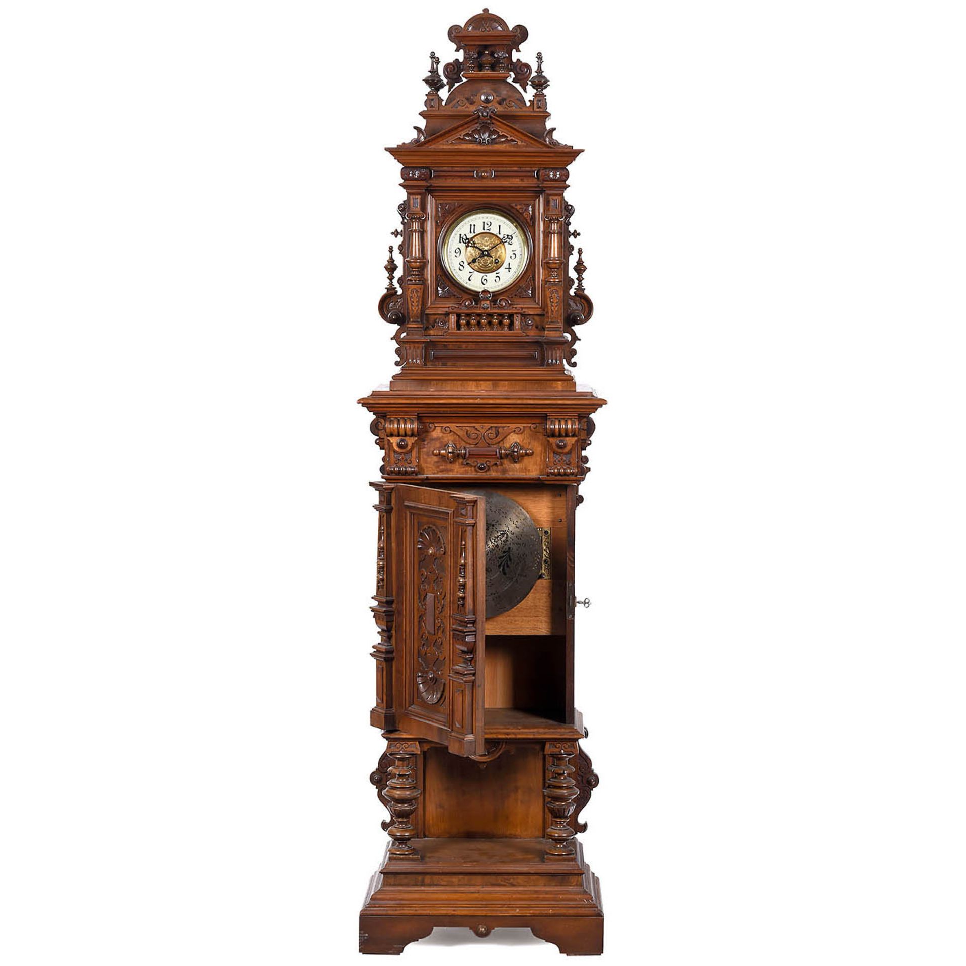 Polyphon Style 63 Hall Clock, c. 1900 - Image 2 of 7