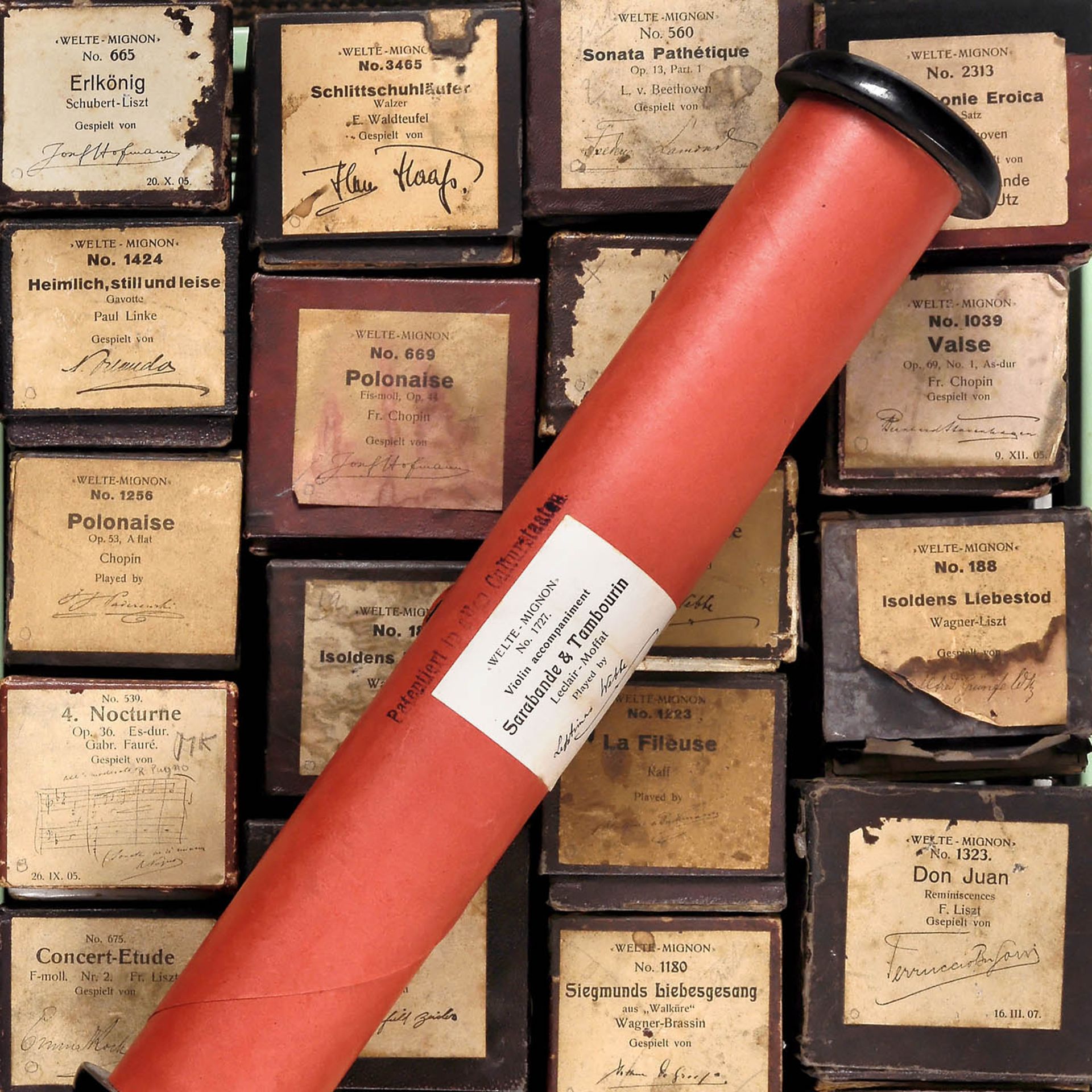 51 Welte-Mignon Reproducing Piano Rolls (Red), 1905 onwards - Bild 5 aus 8