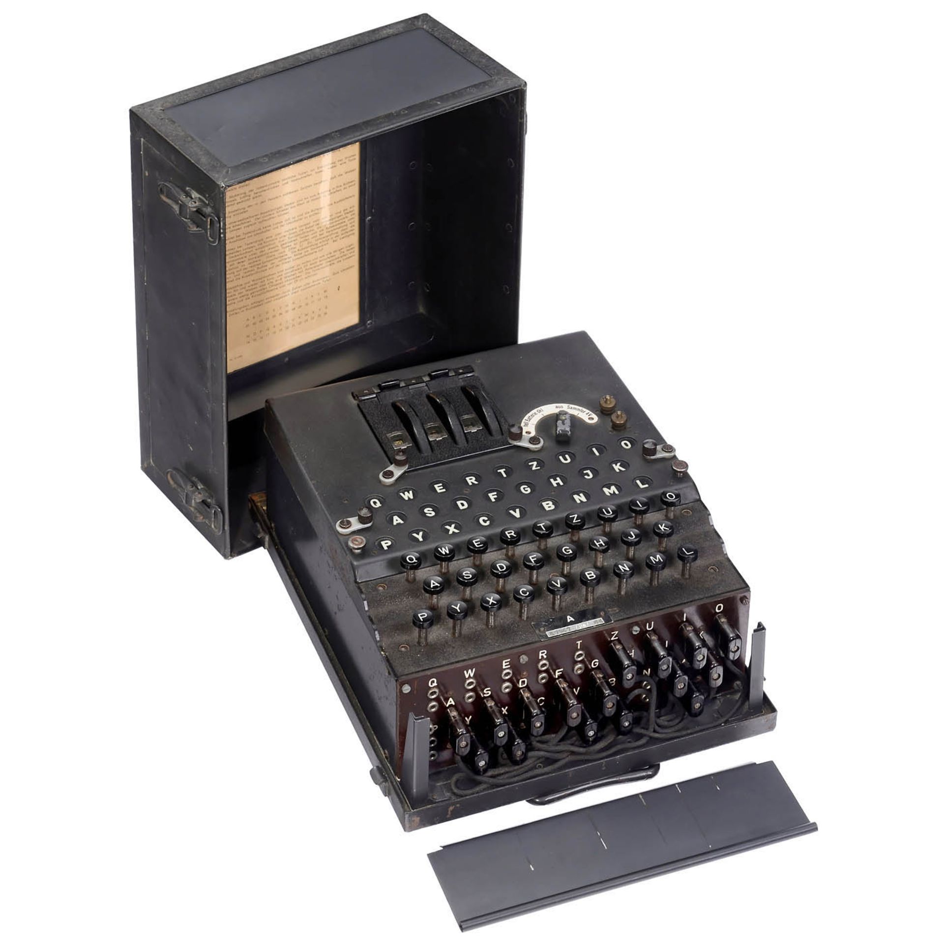 Legendary German "Enigma 1" Cyphering Machine with Special Switching, 1944